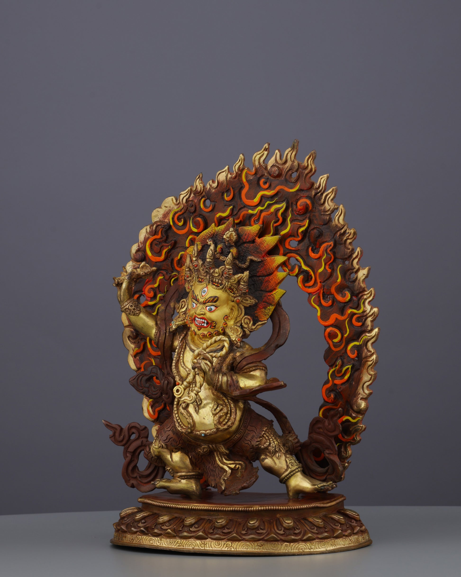 Vajrapani Statue | The Thunderbolt Bearer of Buddhist Protection - Authentic Handcrafted Statue