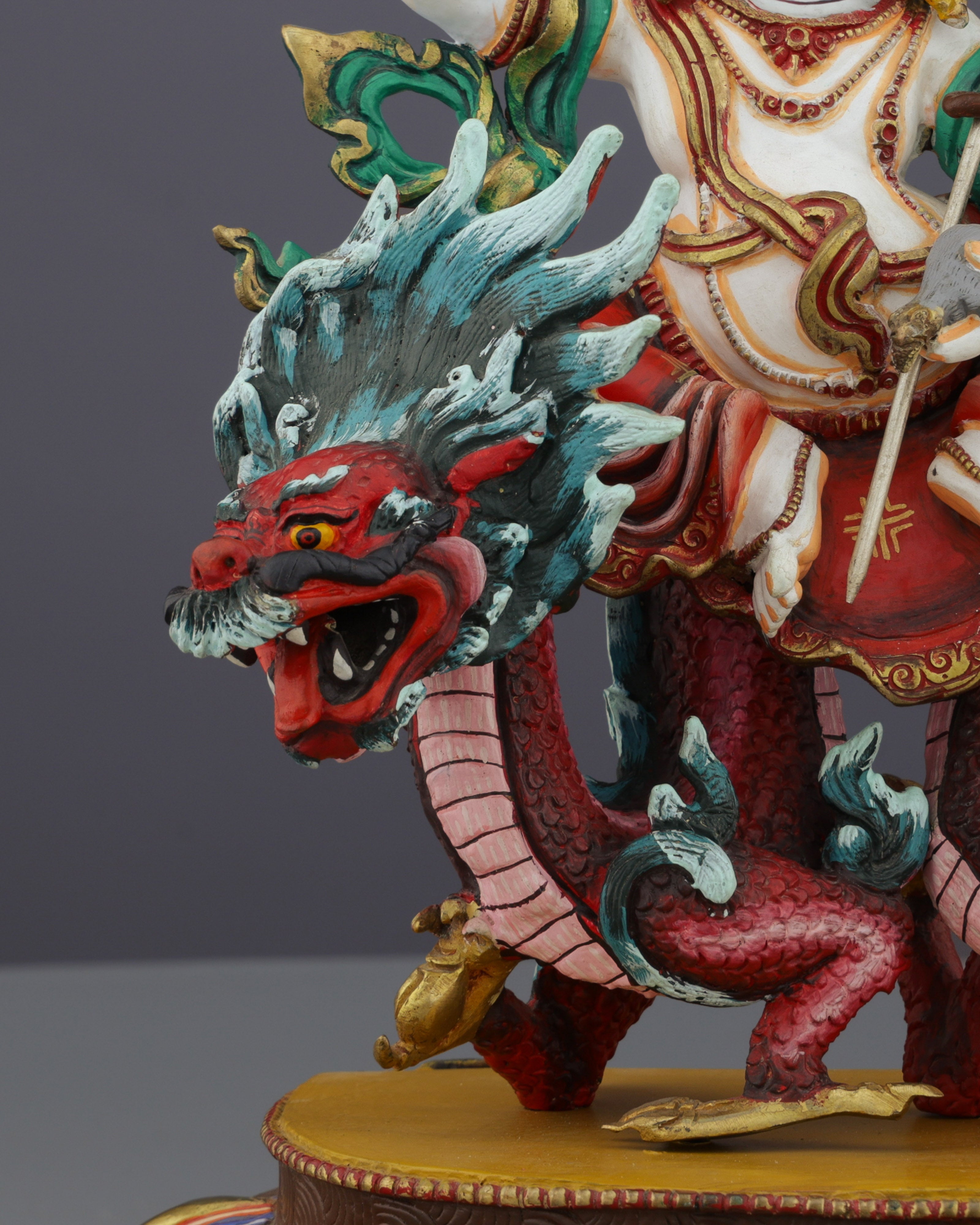 White Dzambhala Statue | Divine Bestower of Wealth and Prosperity