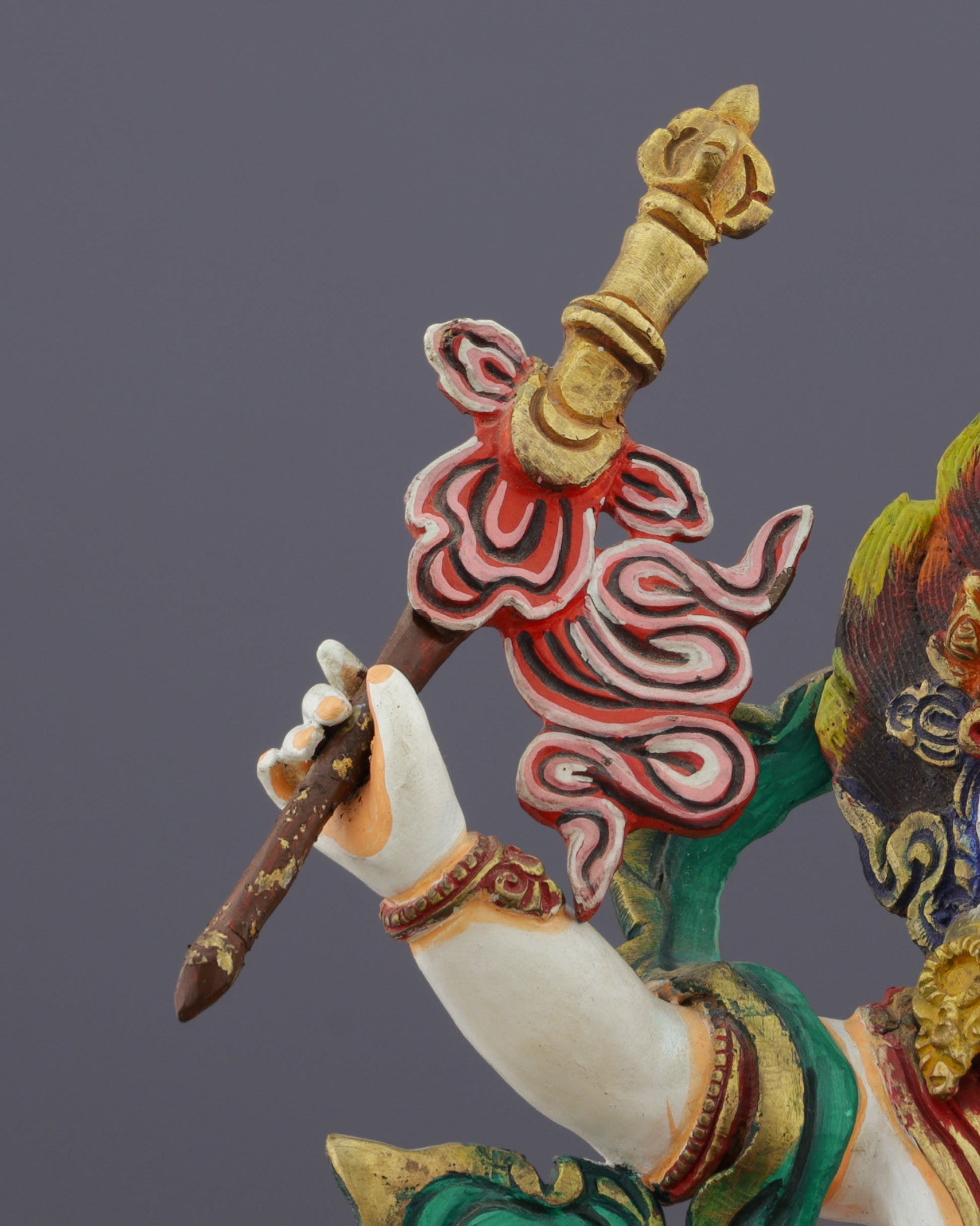 White Dzambhala Statue | Divine Bestower of Wealth and Prosperity - Authentic Handcrafted Statue
