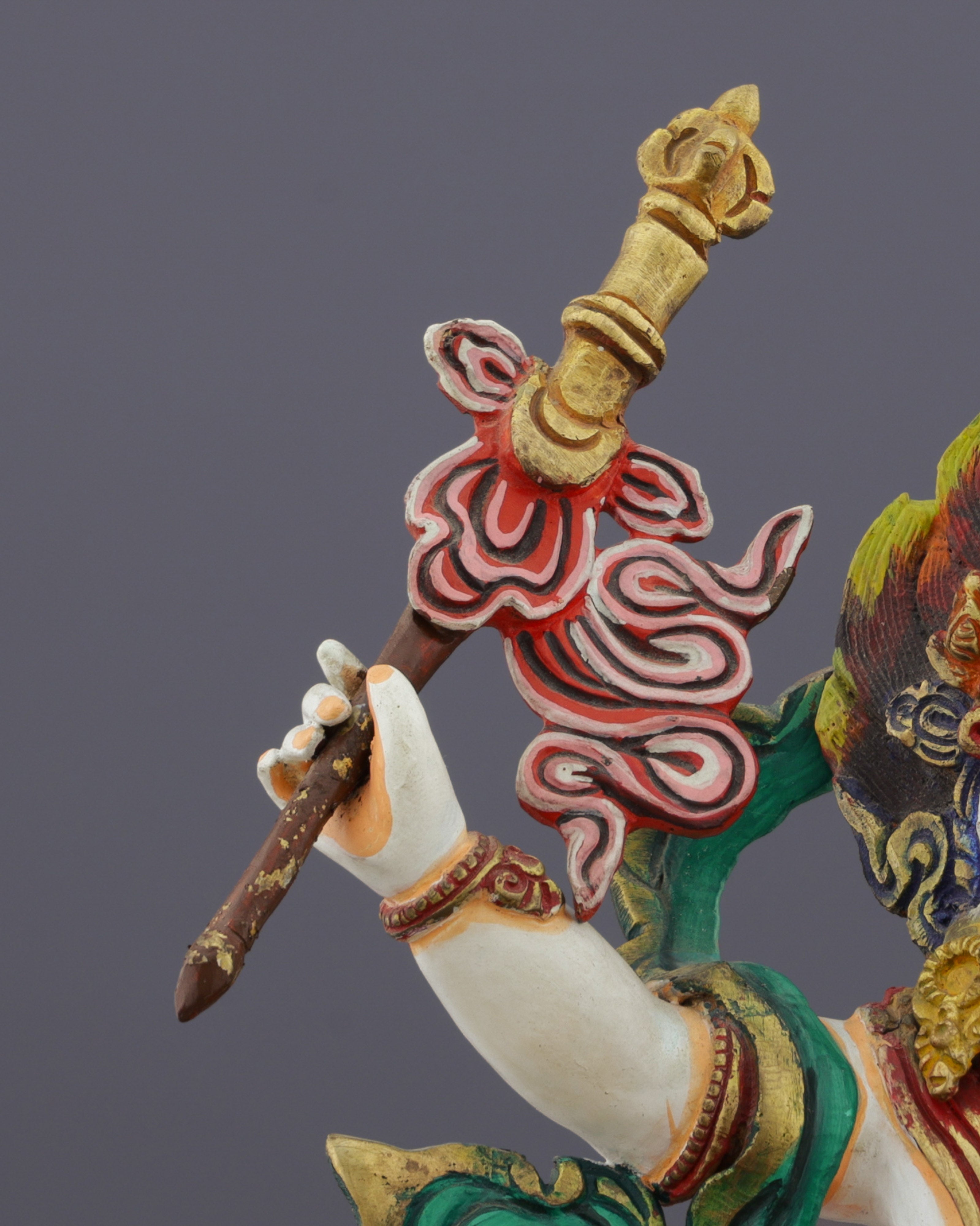 White Dzambhala Statue | Divine Bestower of Wealth and Prosperity