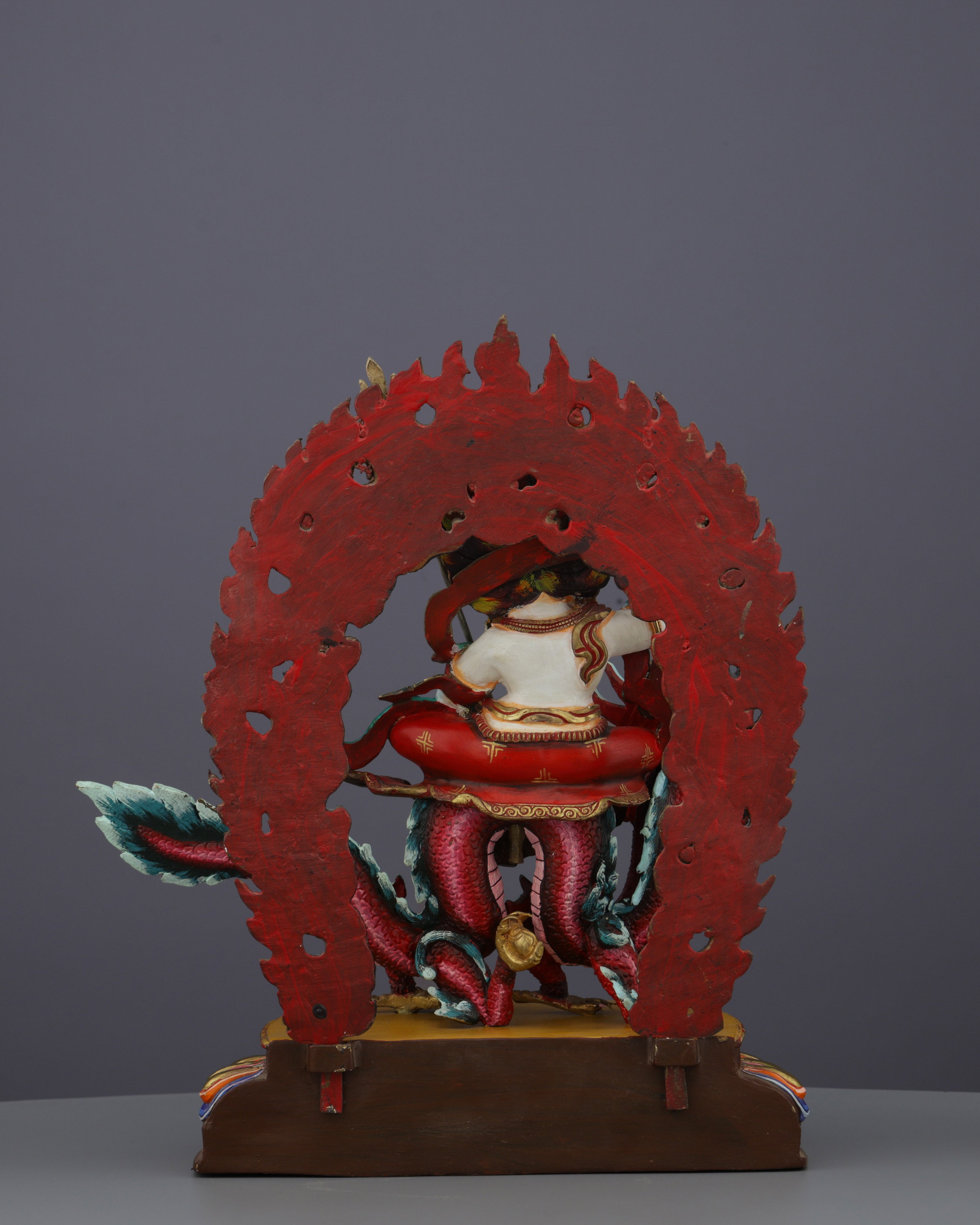 White Dzambhala Statue | Divine Bestower of Wealth and Prosperity