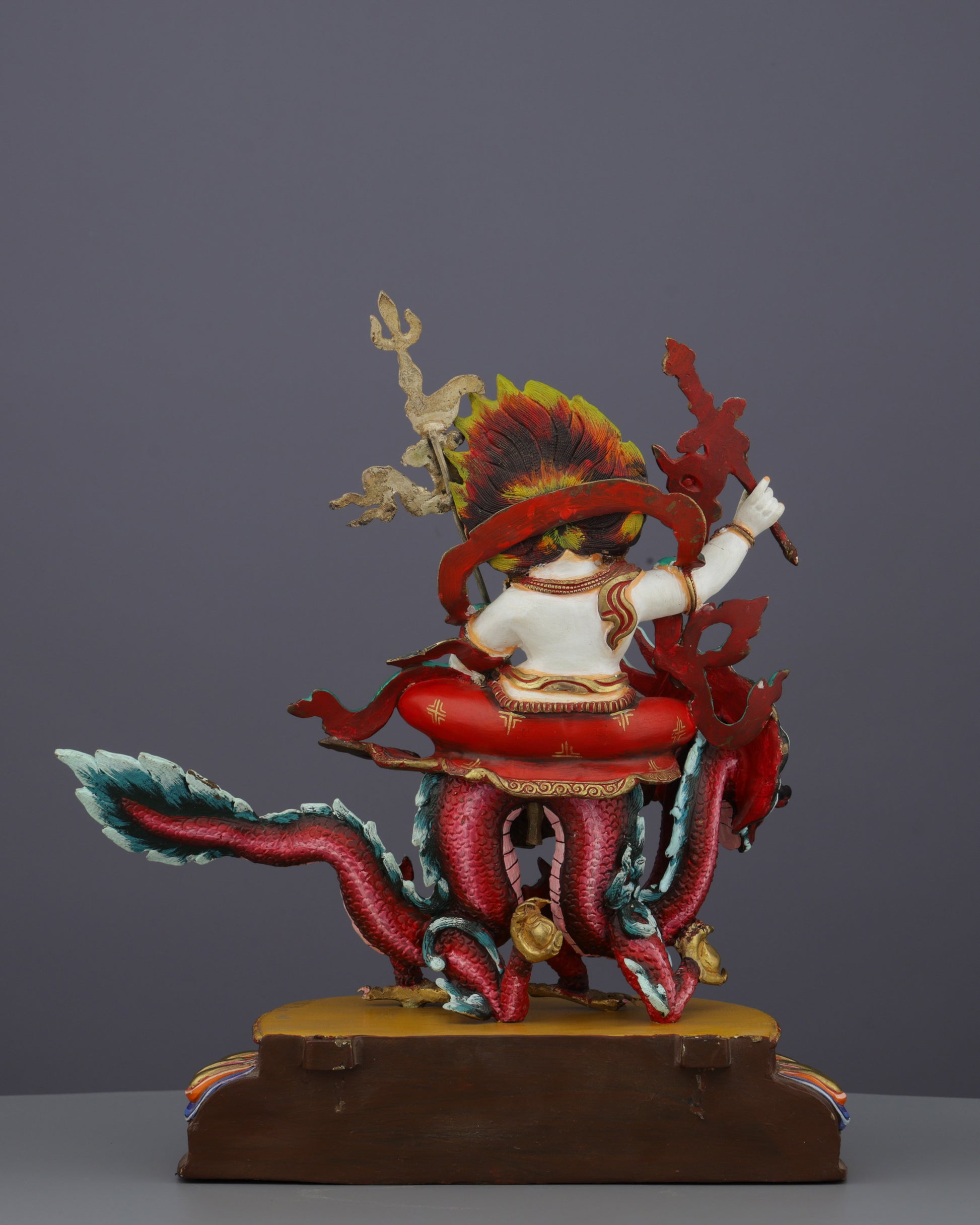 White Dzambhala Statue | Divine Bestower of Wealth and Prosperity - Authentic Handcrafted Statue