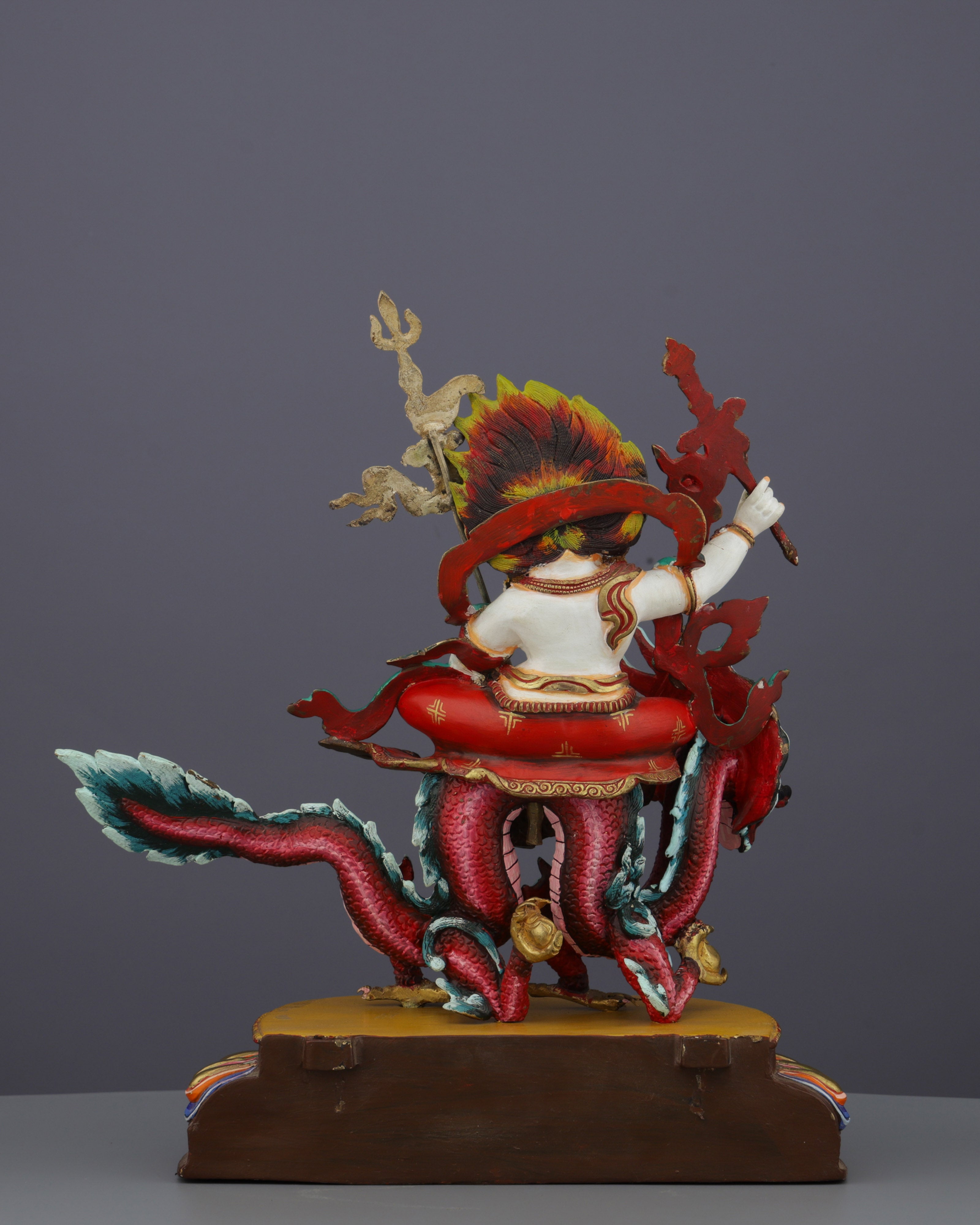 White Dzambhala Statue | Divine Bestower of Wealth and Prosperity