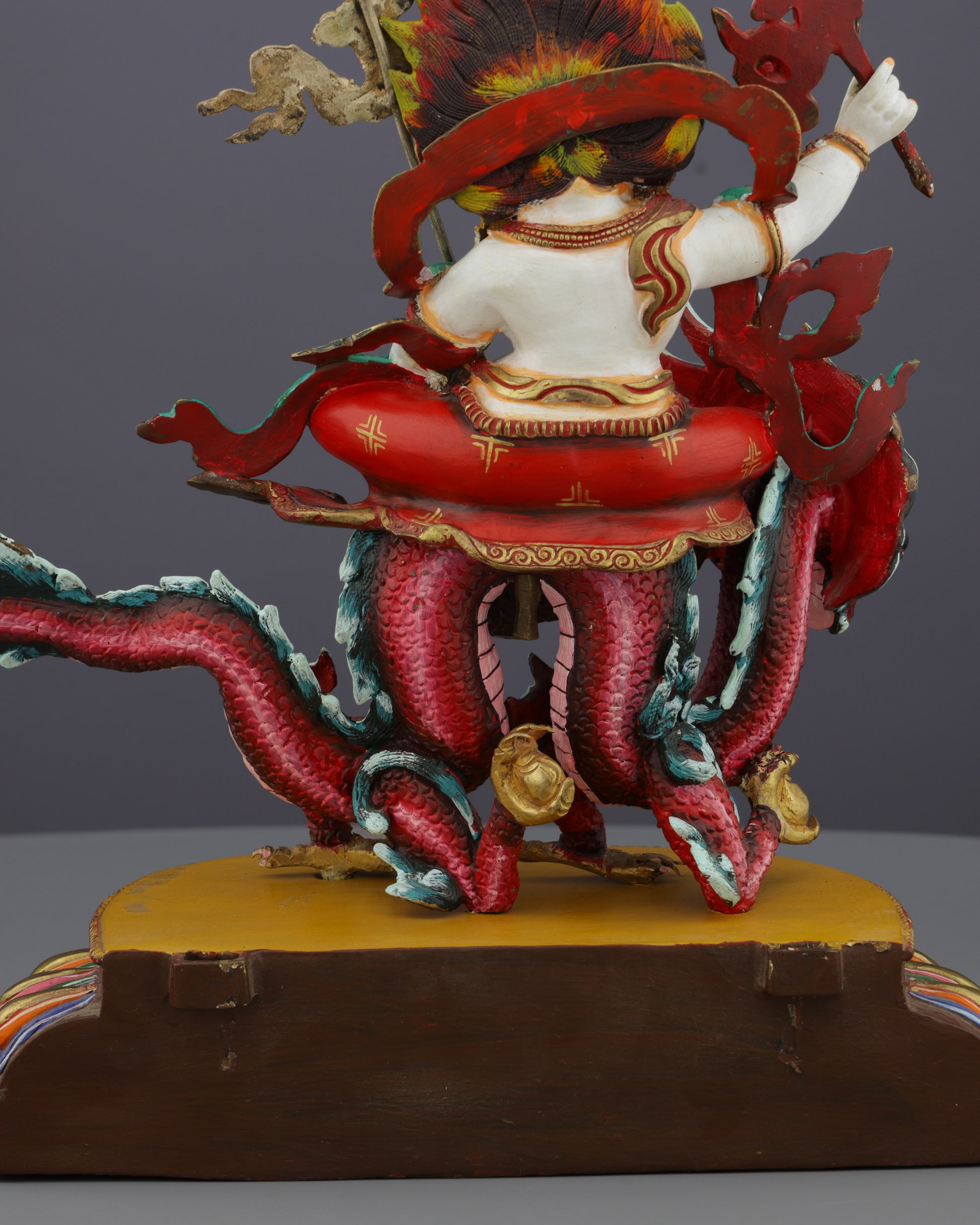 White Dzambhala Statue | Divine Bestower of Wealth and Prosperity - Authentic Handcrafted Statue
