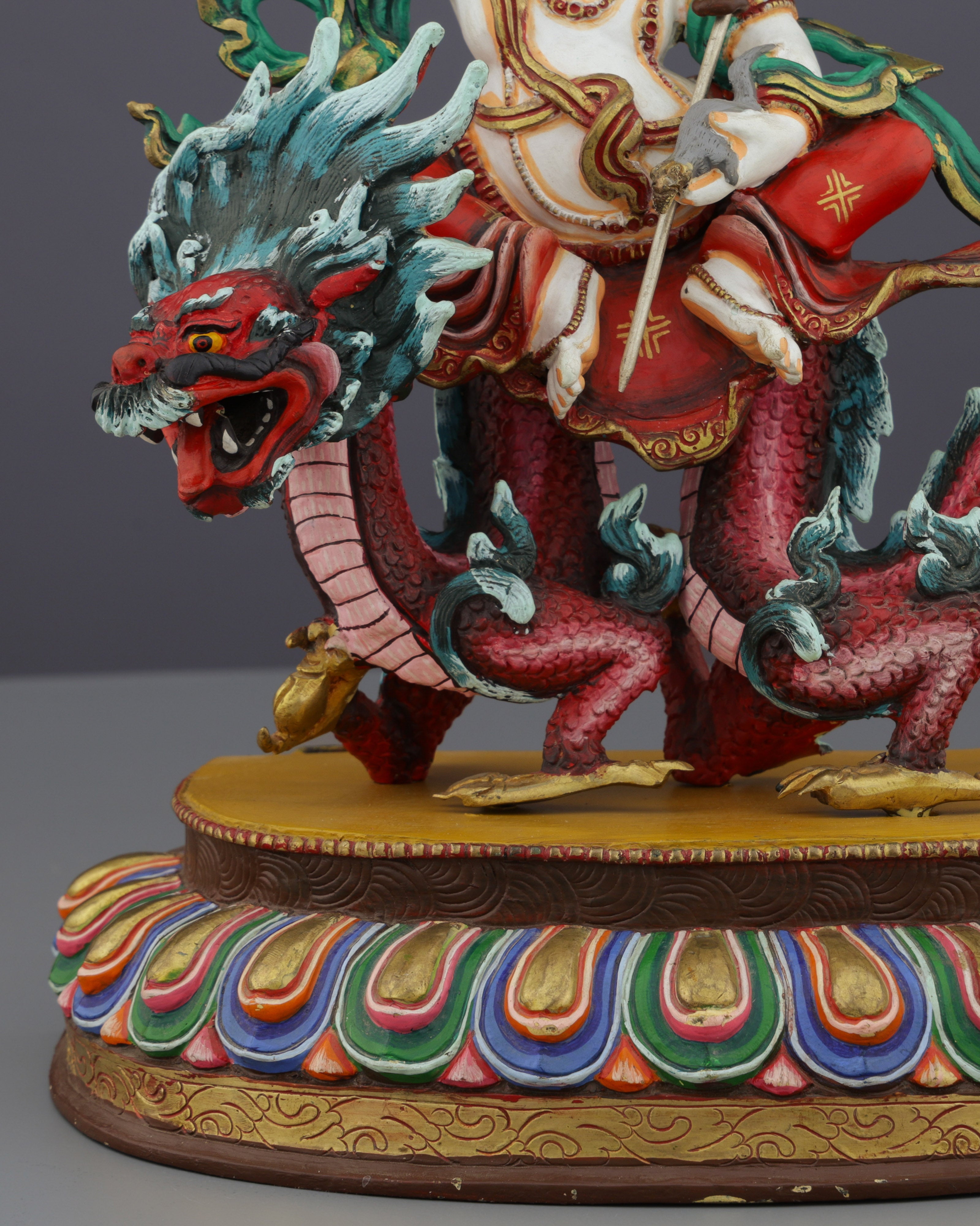 White Dzambhala Statue | Divine Bestower of Wealth and Prosperity