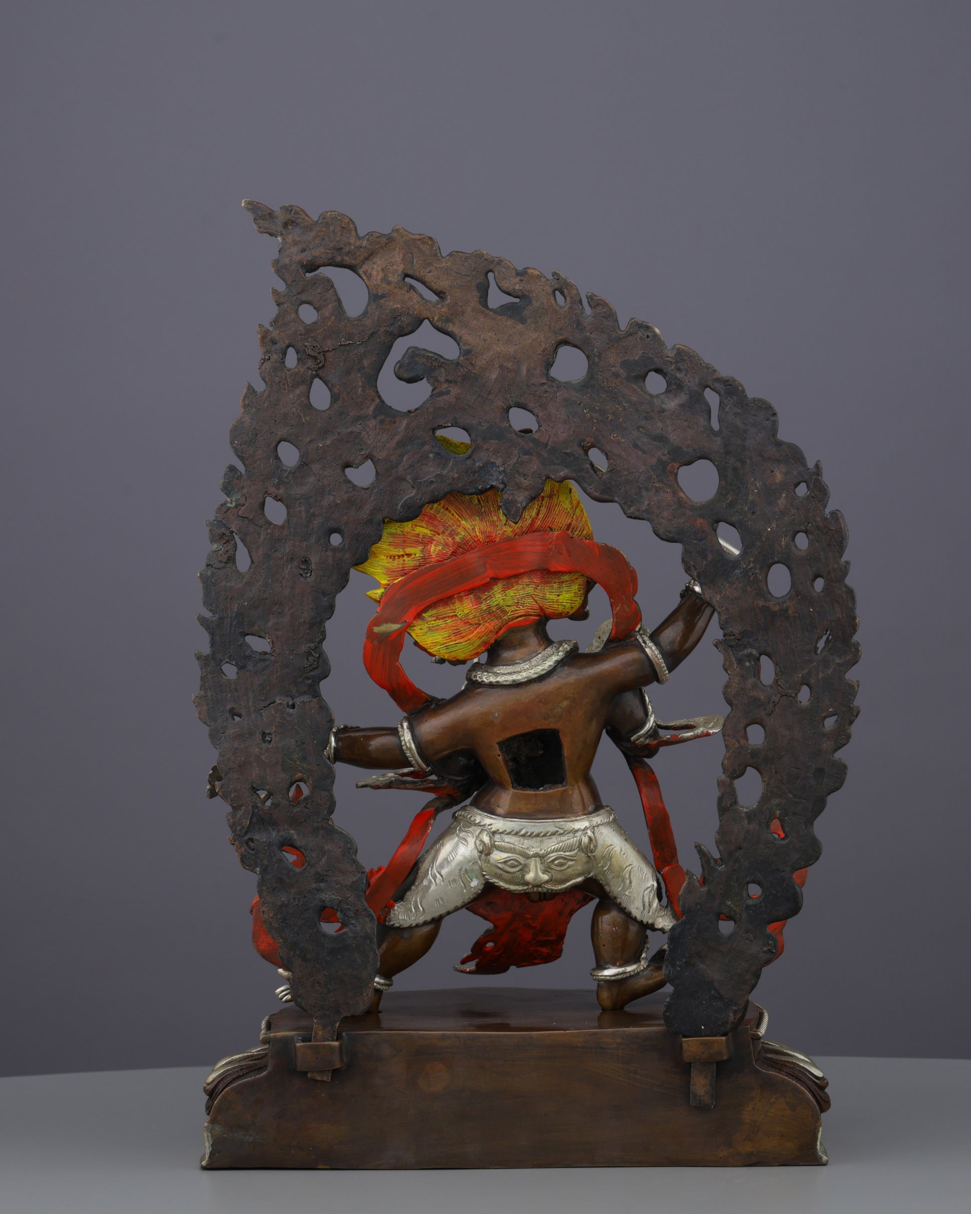 Four Armed Mahakala Statue | The Supreme Protector of Dharma - Authentic Handcrafted Statue