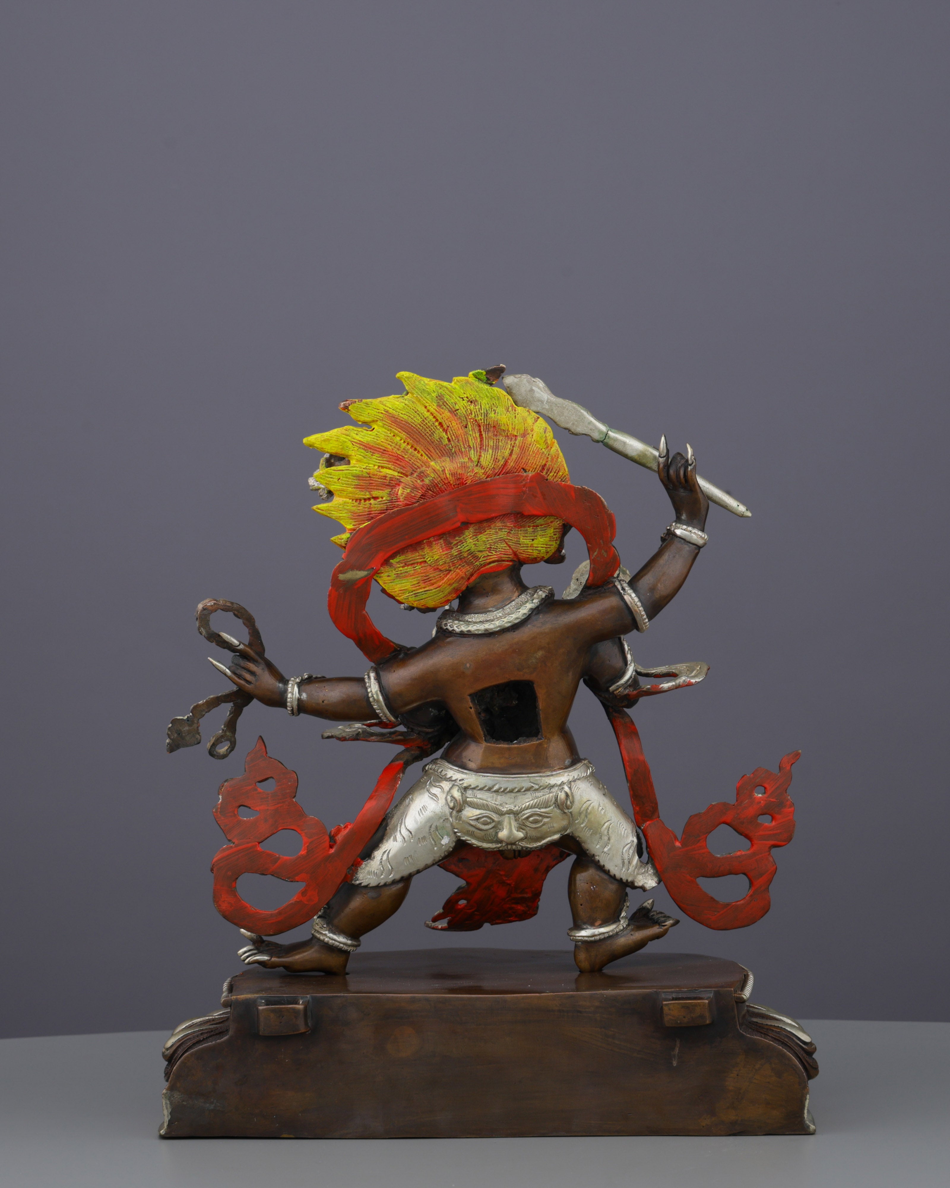 Four Armed Mahakala Statue | The Supreme Protector of Dharma