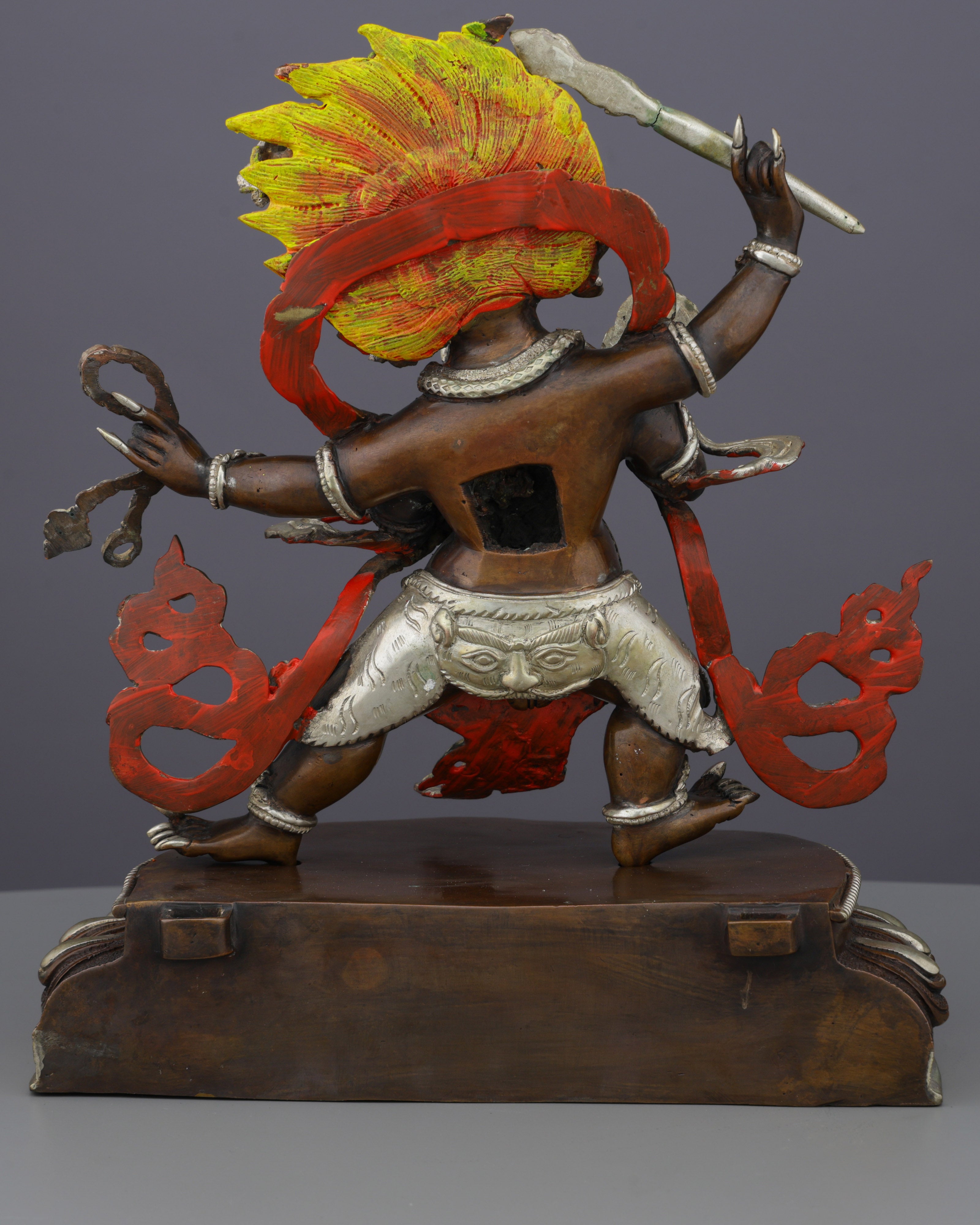 Four Armed Mahakala Statue | The Supreme Protector of Dharma