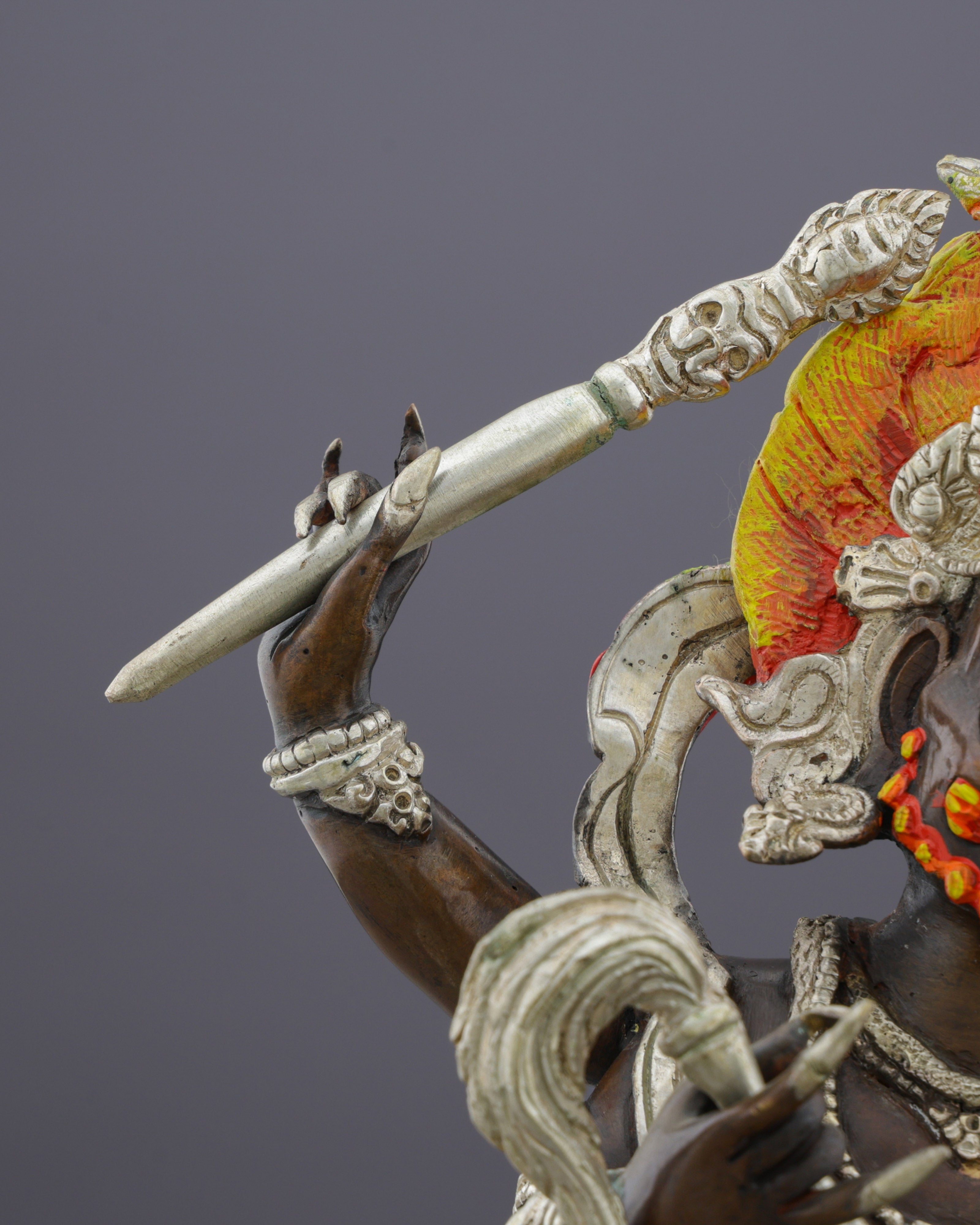 Four Armed Mahakala Statue | The Supreme Protector of Dharma