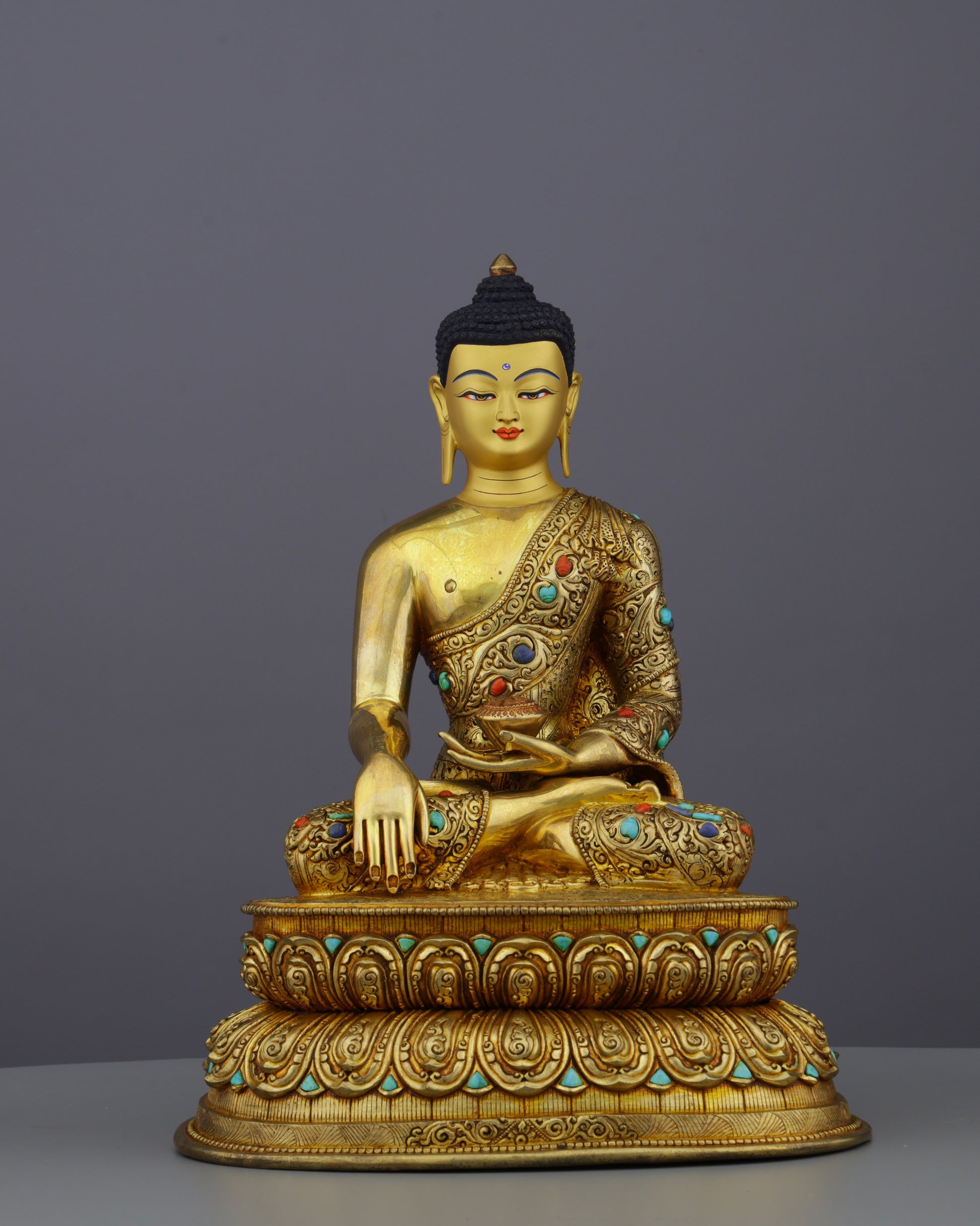 Handcrafted Sakyamuni Buddha Statue | A Masterpiece of Nepalese Artistry - Authentic Handcrafted Statue