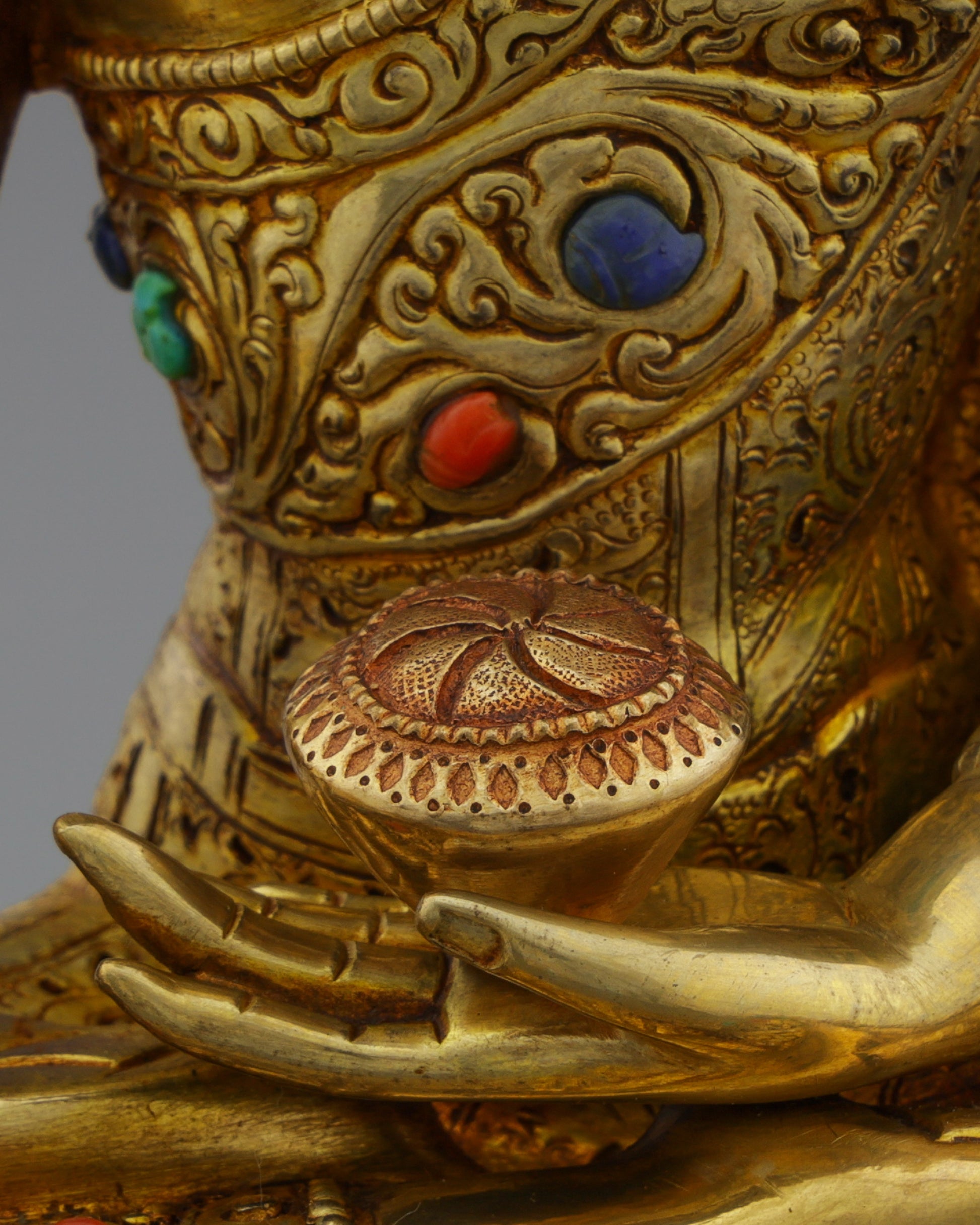 Handcrafted Sakyamuni Buddha Statue | A Masterpiece of Nepalese Artistry - Authentic Handcrafted Statue