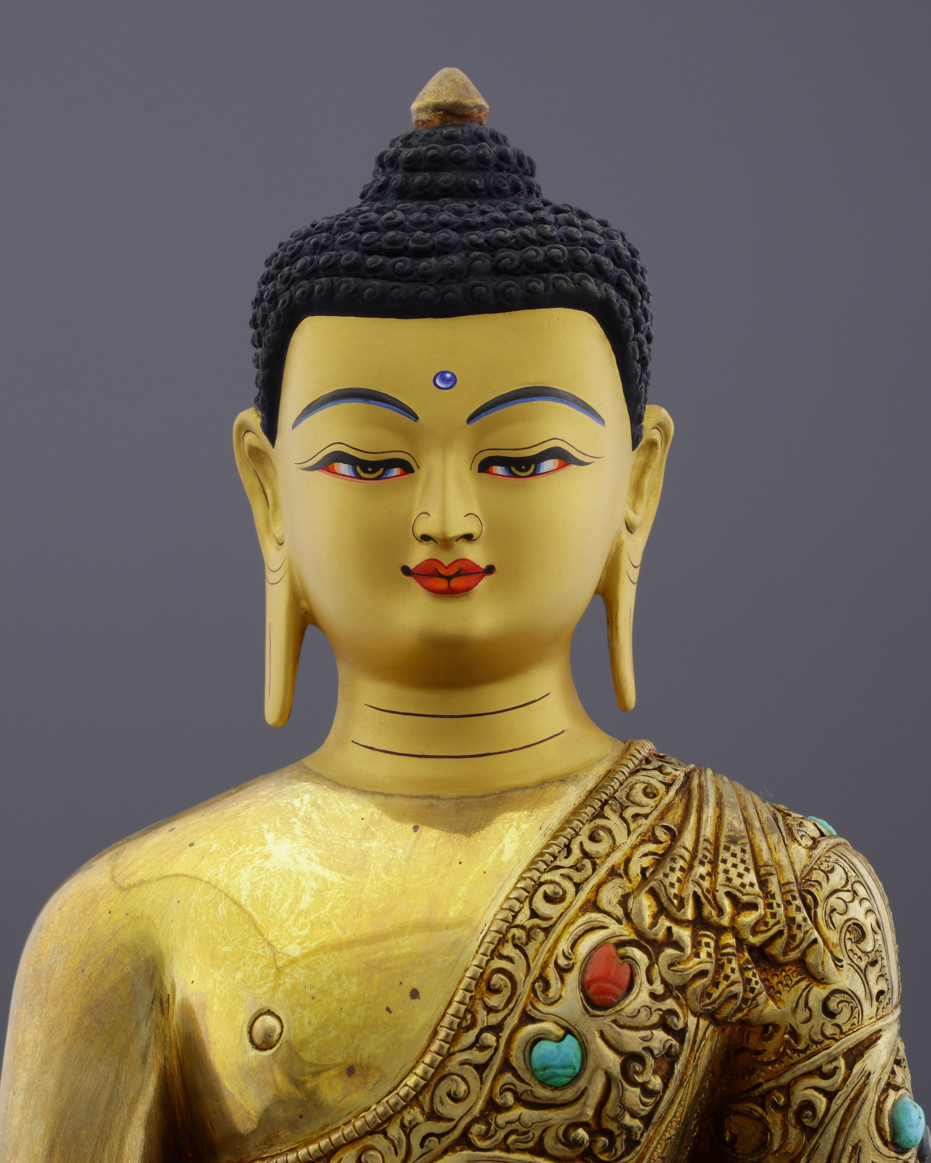 Handcrafted Sakyamuni Buddha Statue | A Masterpiece of Nepalese Artistry