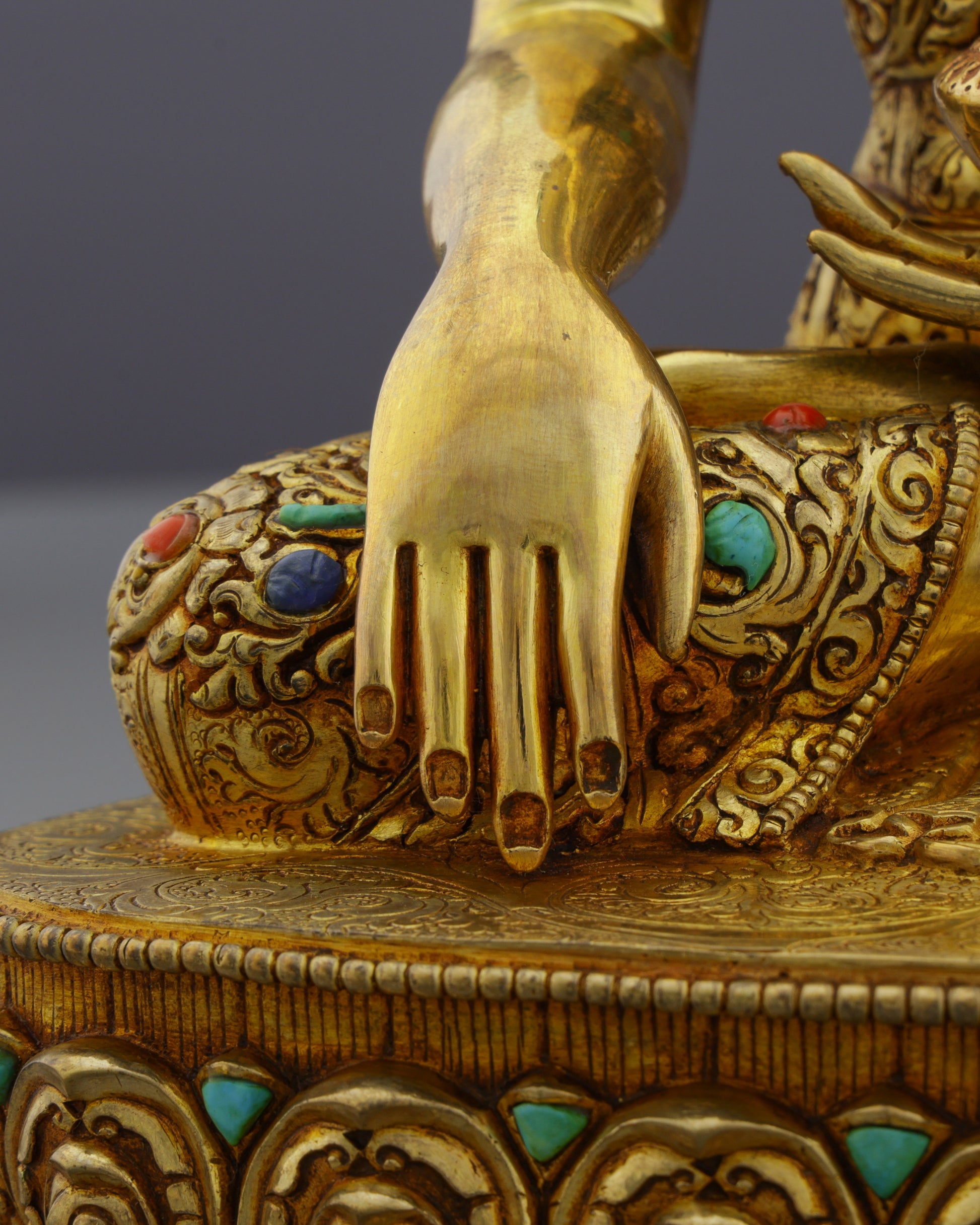 Handcrafted Sakyamuni Buddha Statue | A Masterpiece of Nepalese Artistry - Authentic Handcrafted Statue