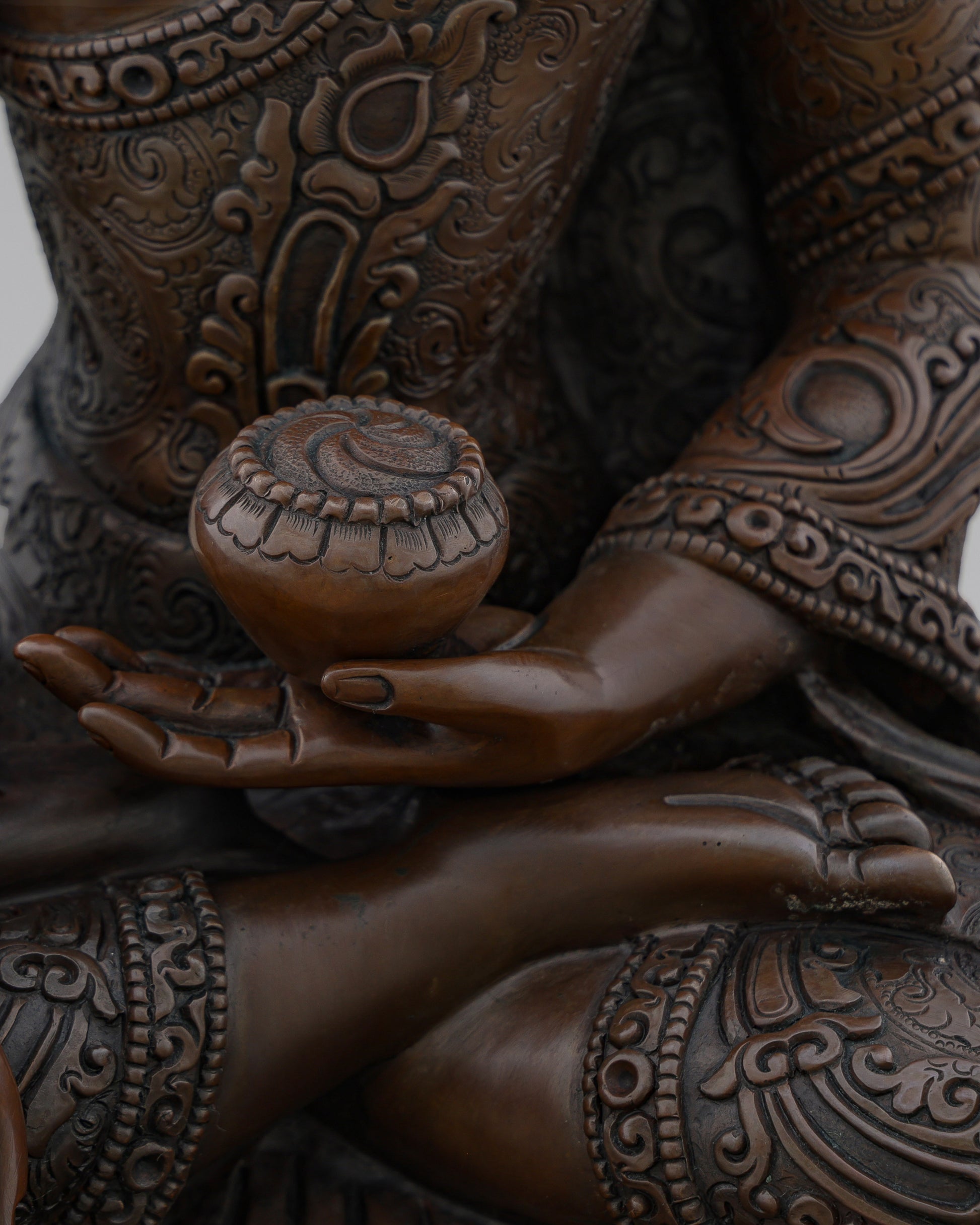 Oxidized Sakyamuni Buddha | Timeless Elegance in Nepalese Bronze Artistry - Authentic Handcrafted Statue