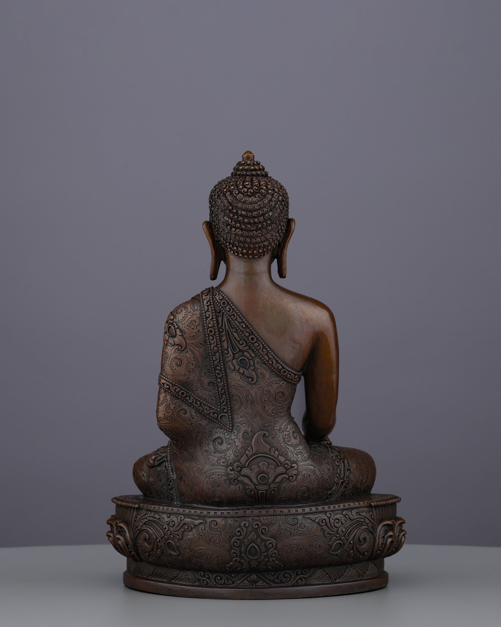 Oxidized Sakyamuni Buddha | Timeless Elegance in Nepalese Bronze Artistry - Authentic Handcrafted Statue