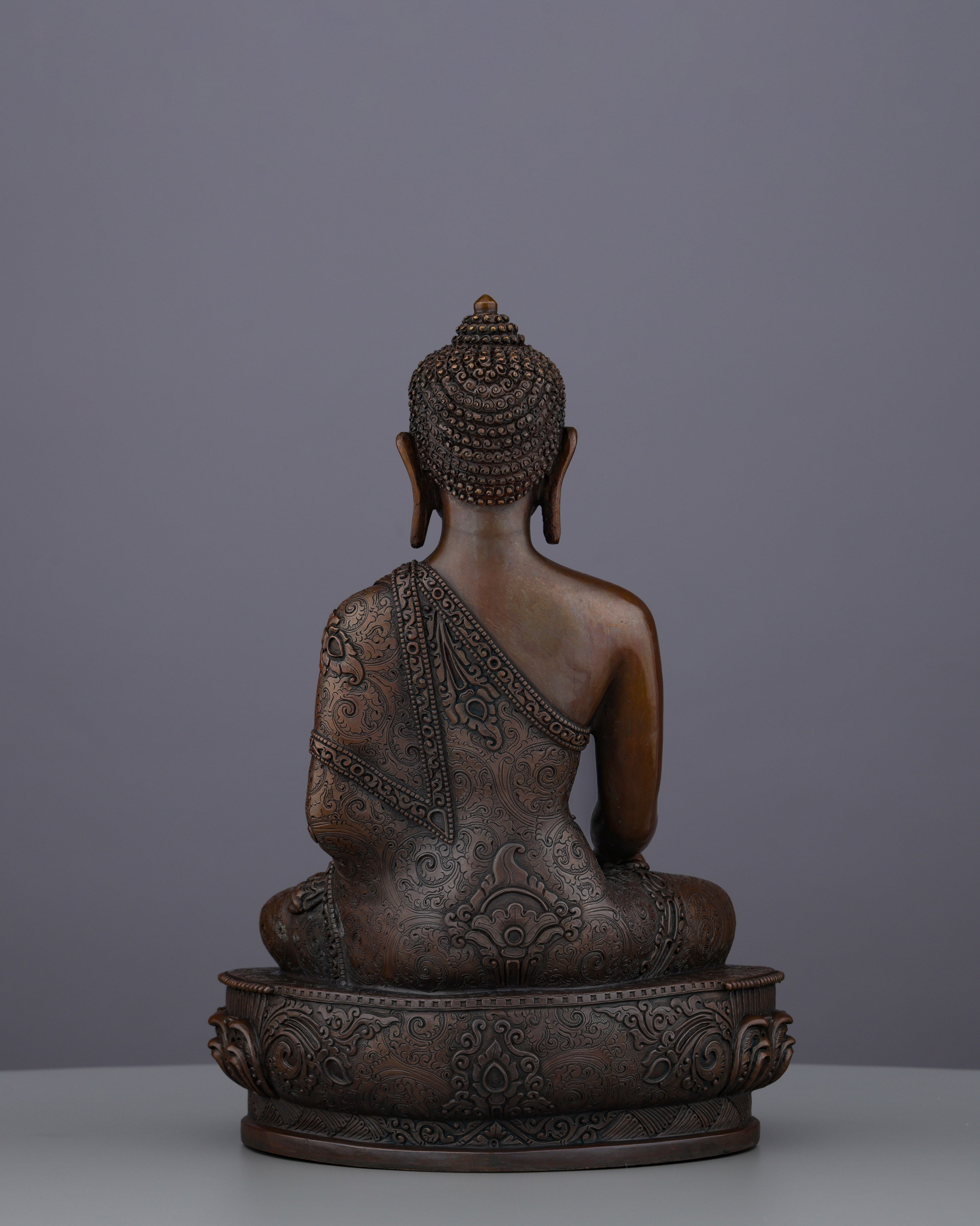 Oxidized Sakyamuni Buddha | Timeless Elegance in Nepalese Bronze Artistry