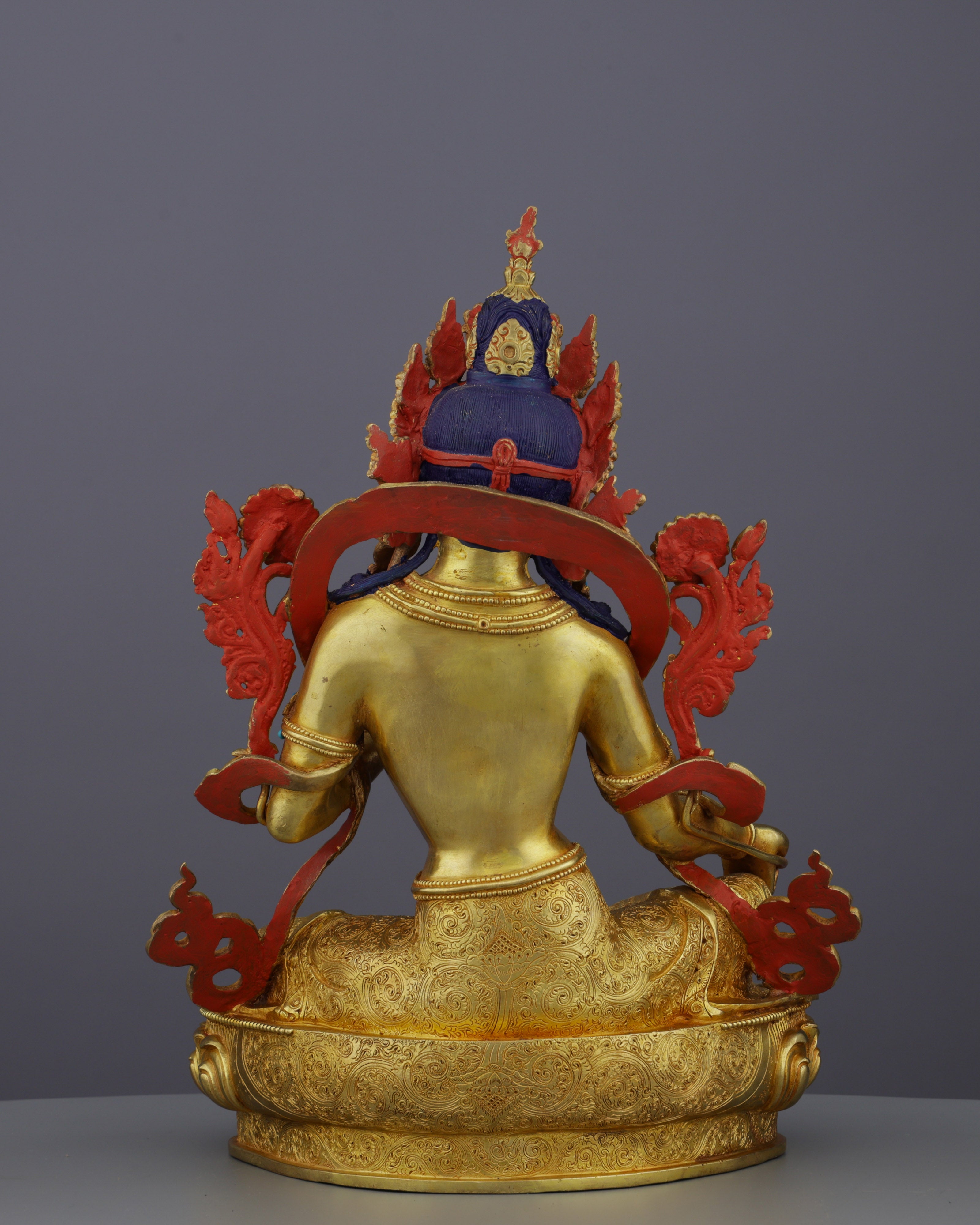 Radiant Green Tara Statue | The Compassionate Protectress in Pure Gold