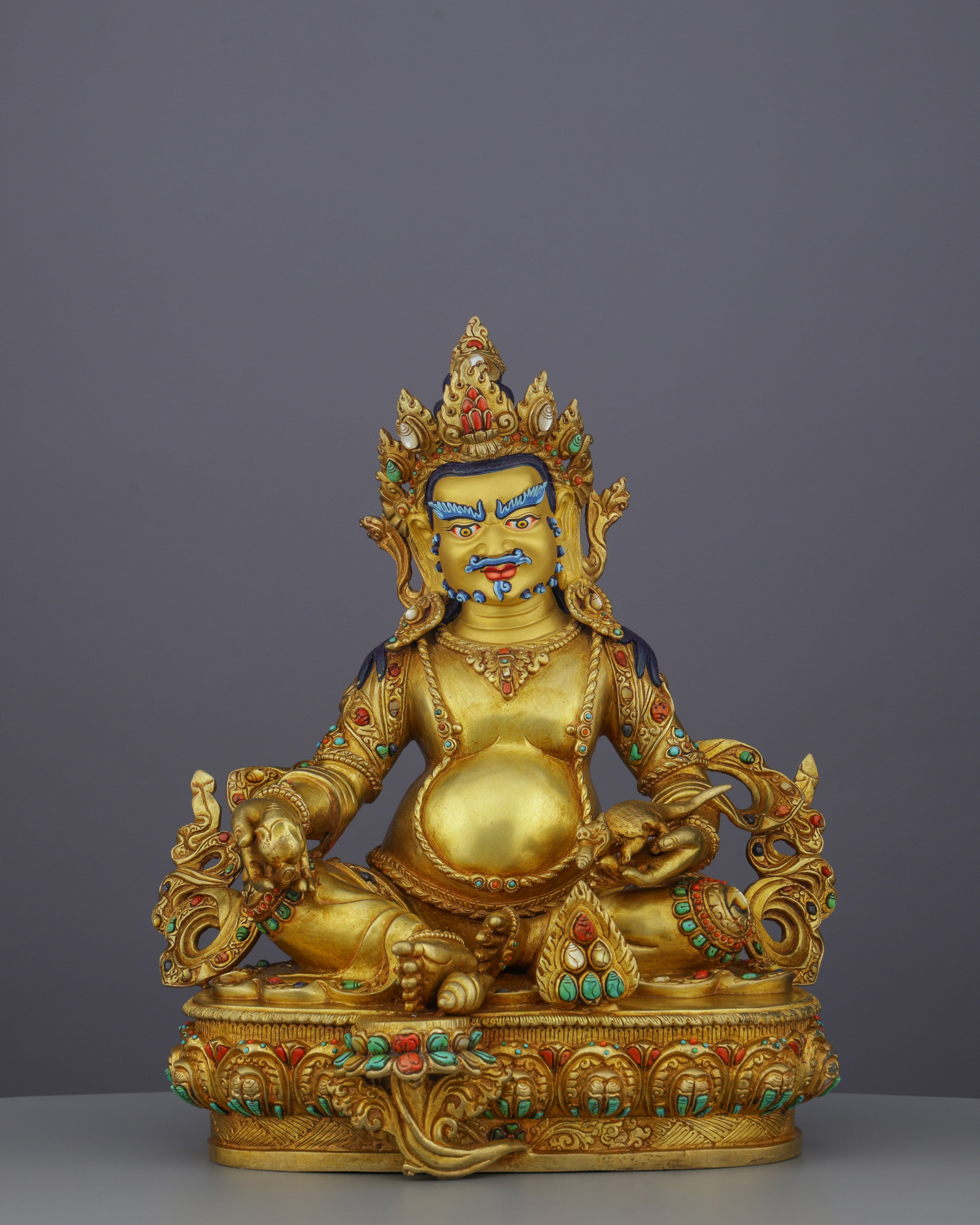 Prosperity Unleashed | Magnificent Nepalese Dzambhala Statue - Guardian of Wealth and Abundance