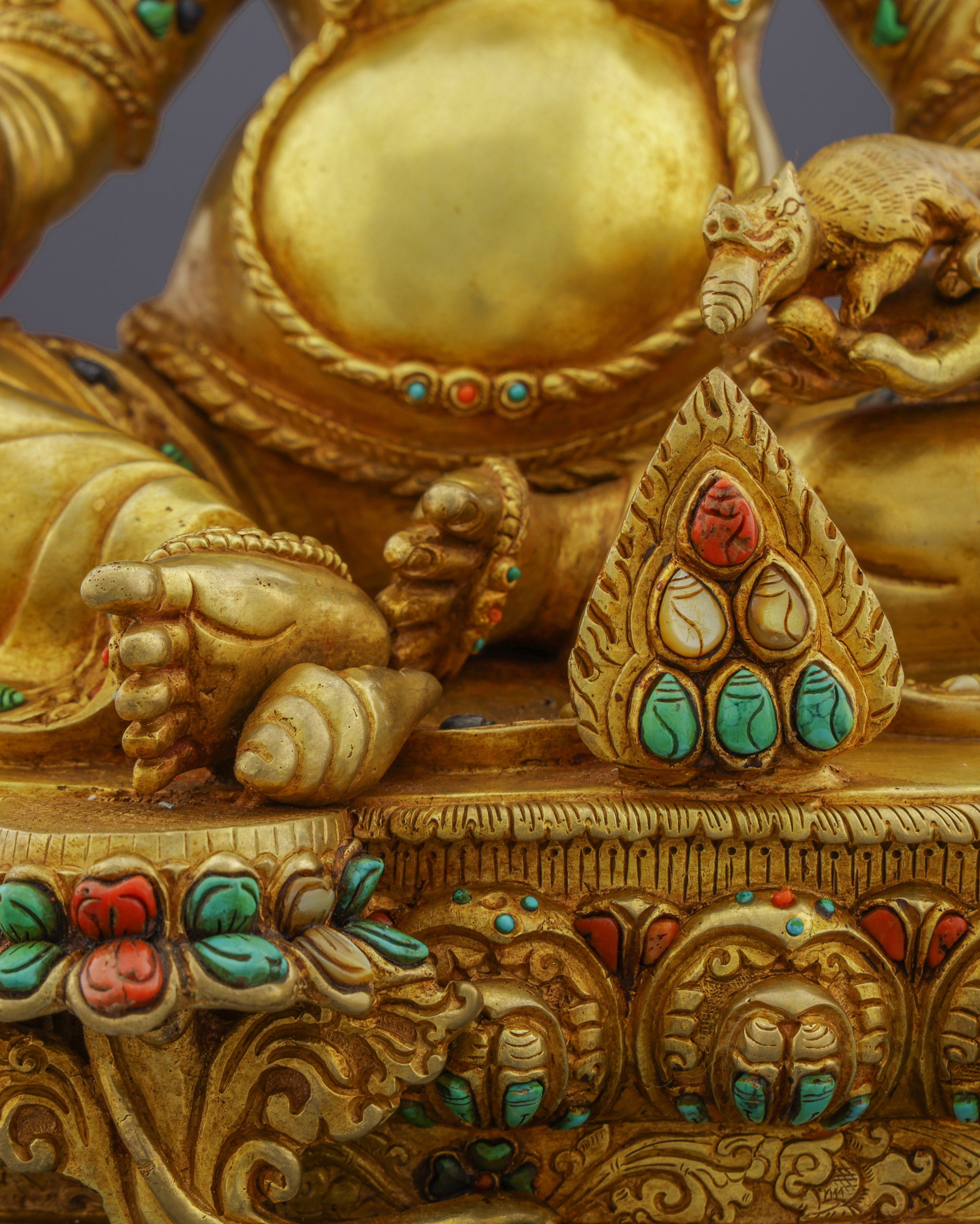 Prosperity Unleashed | Magnificent Nepalese Dzambhala Statue - Guardian of Wealth and Abundance