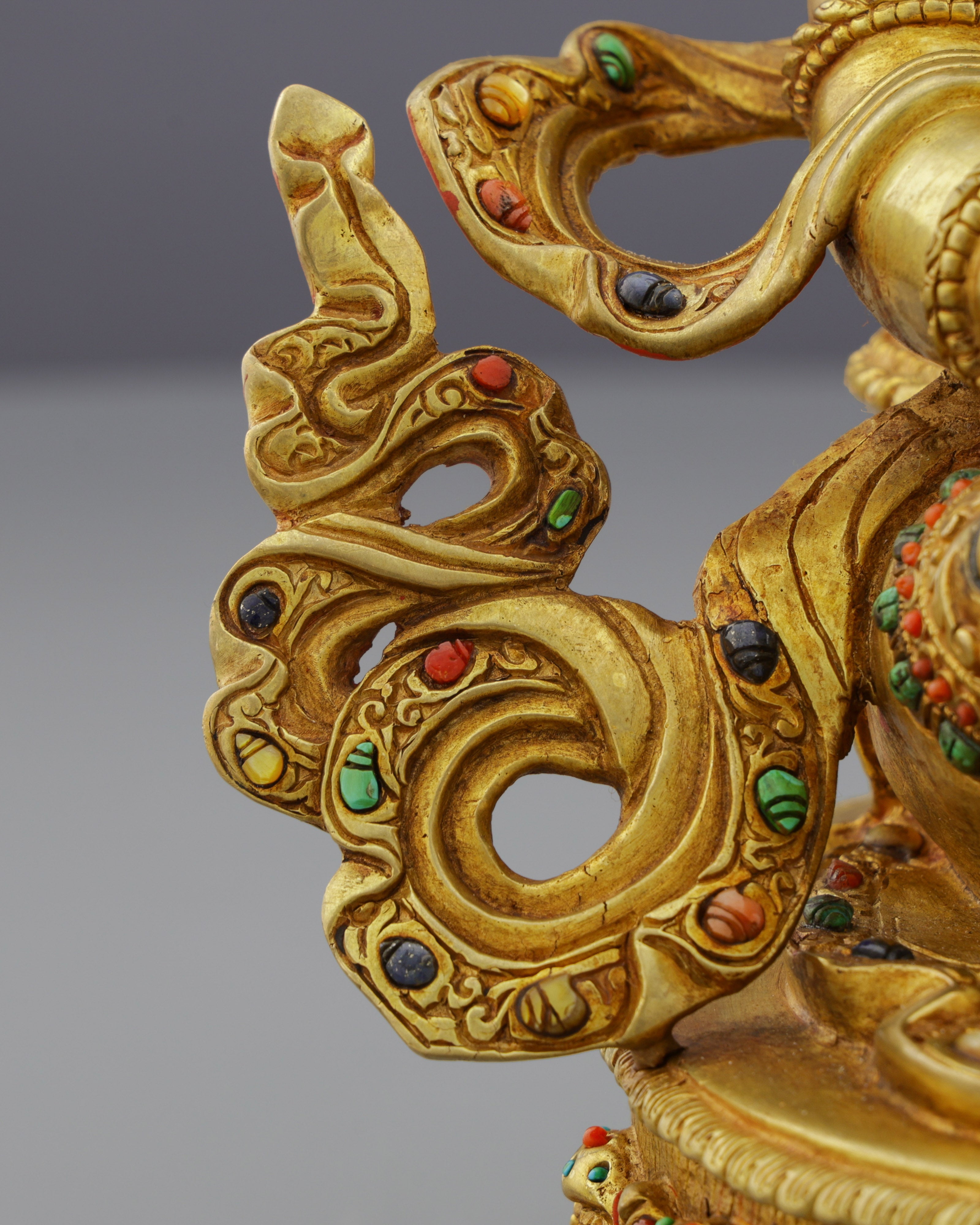Prosperity Unleashed | Magnificent Nepalese Dzambhala Statue - Guardian of Wealth and Abundance
