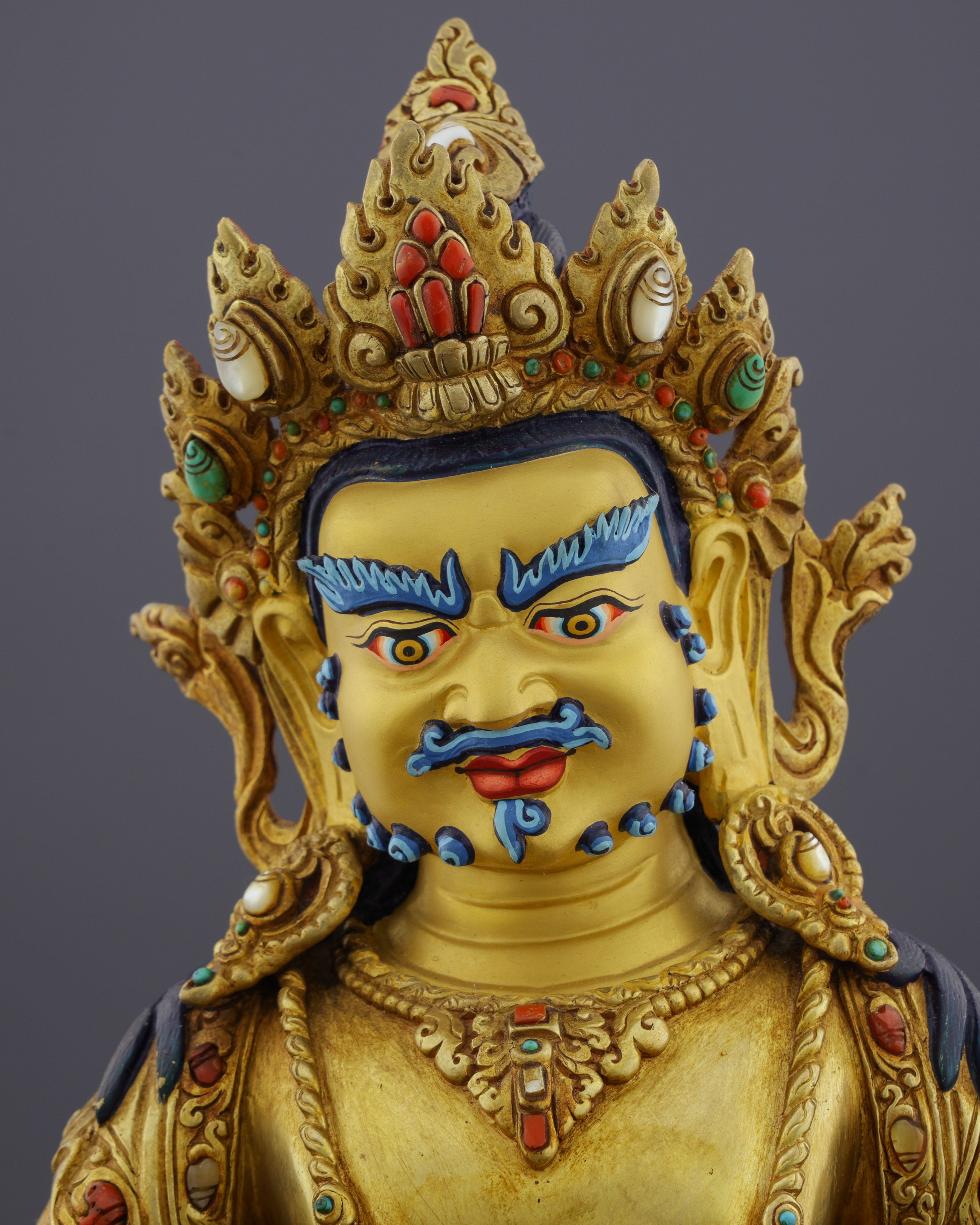 Prosperity Unleashed | Magnificent Nepalese Dzambhala Statue - Guardian of Wealth and Abundance