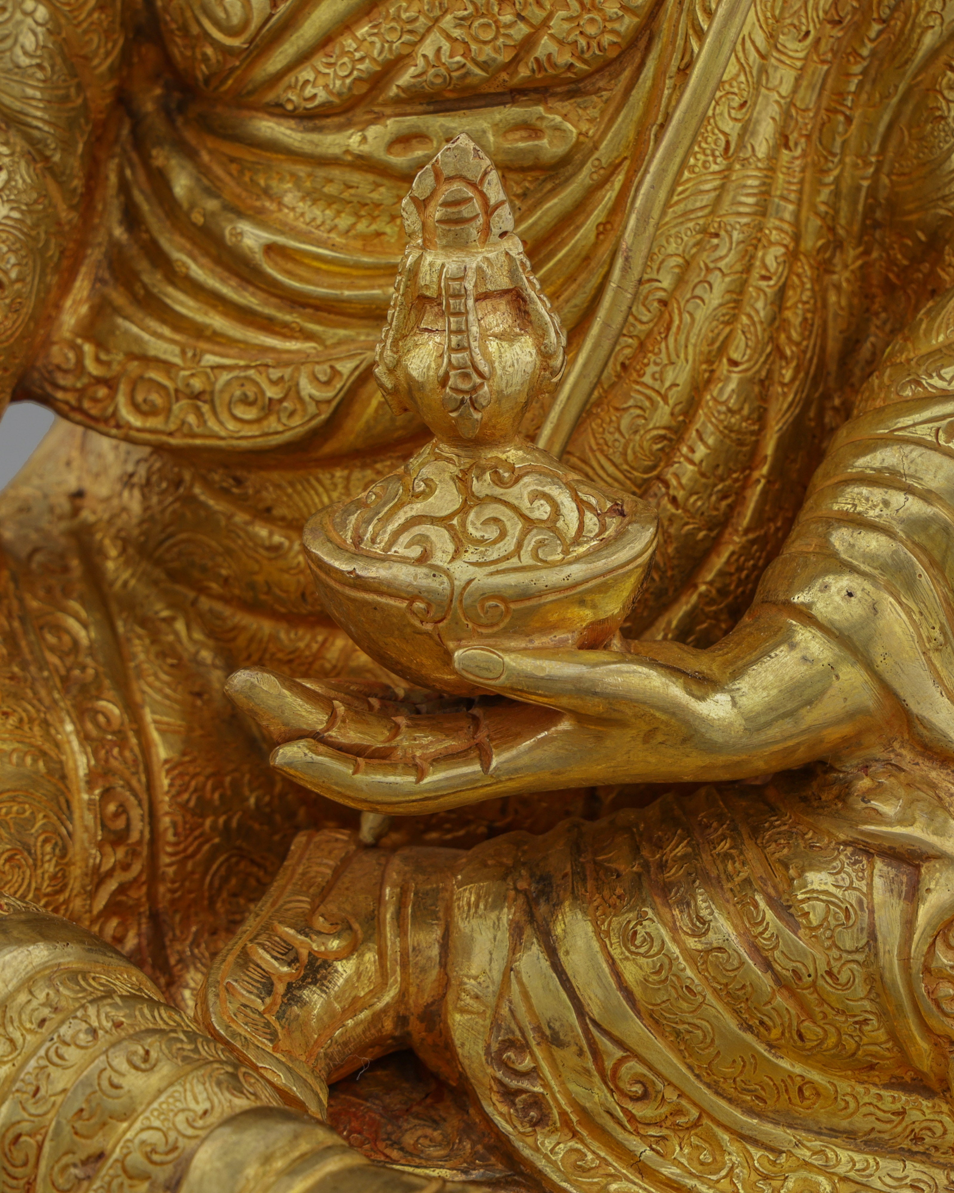 Lotus-Born Master | Breathtaking Nepalese Guru Rinpoche Statue - The Precious Teacher of Tibet