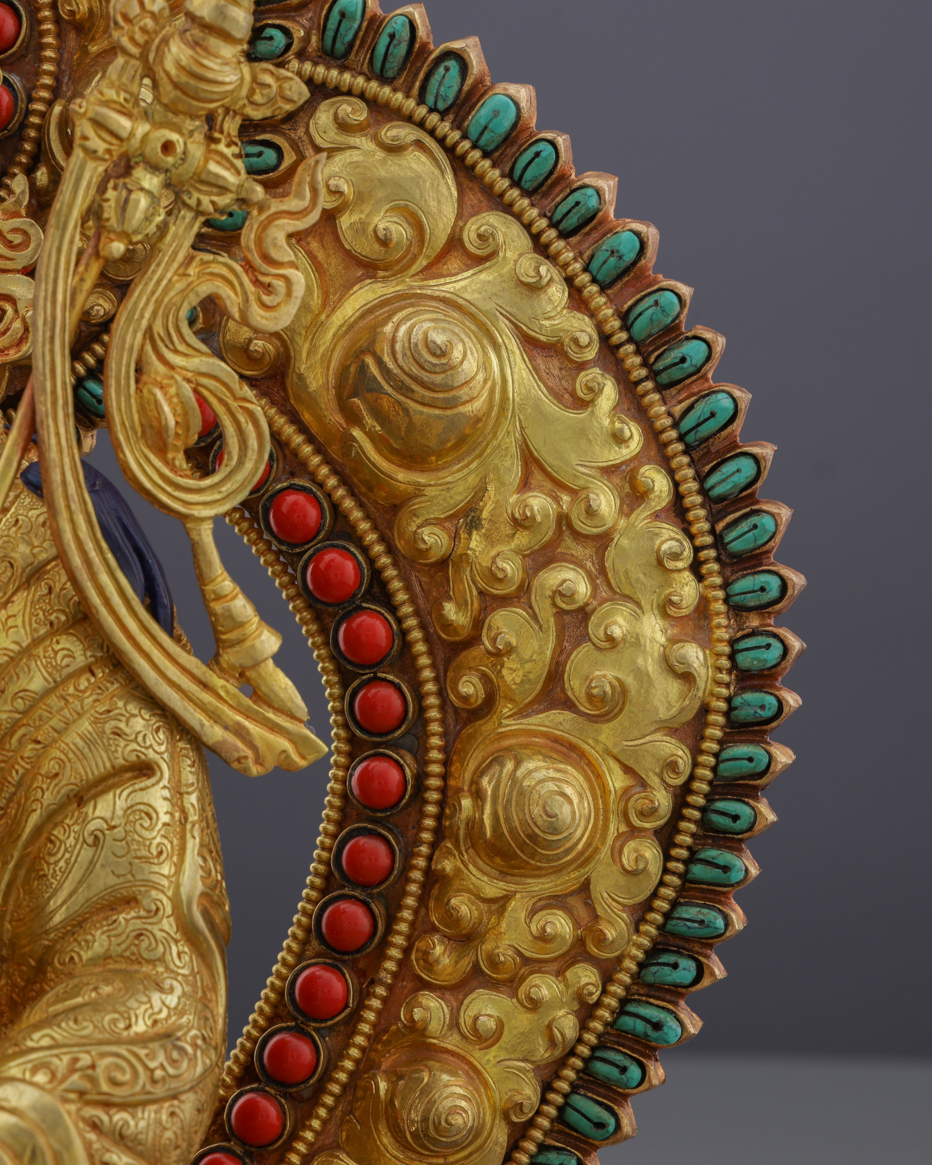 Lotus-Born Master | Breathtaking Nepalese Guru Rinpoche Statue - The Precious Teacher of Tibet