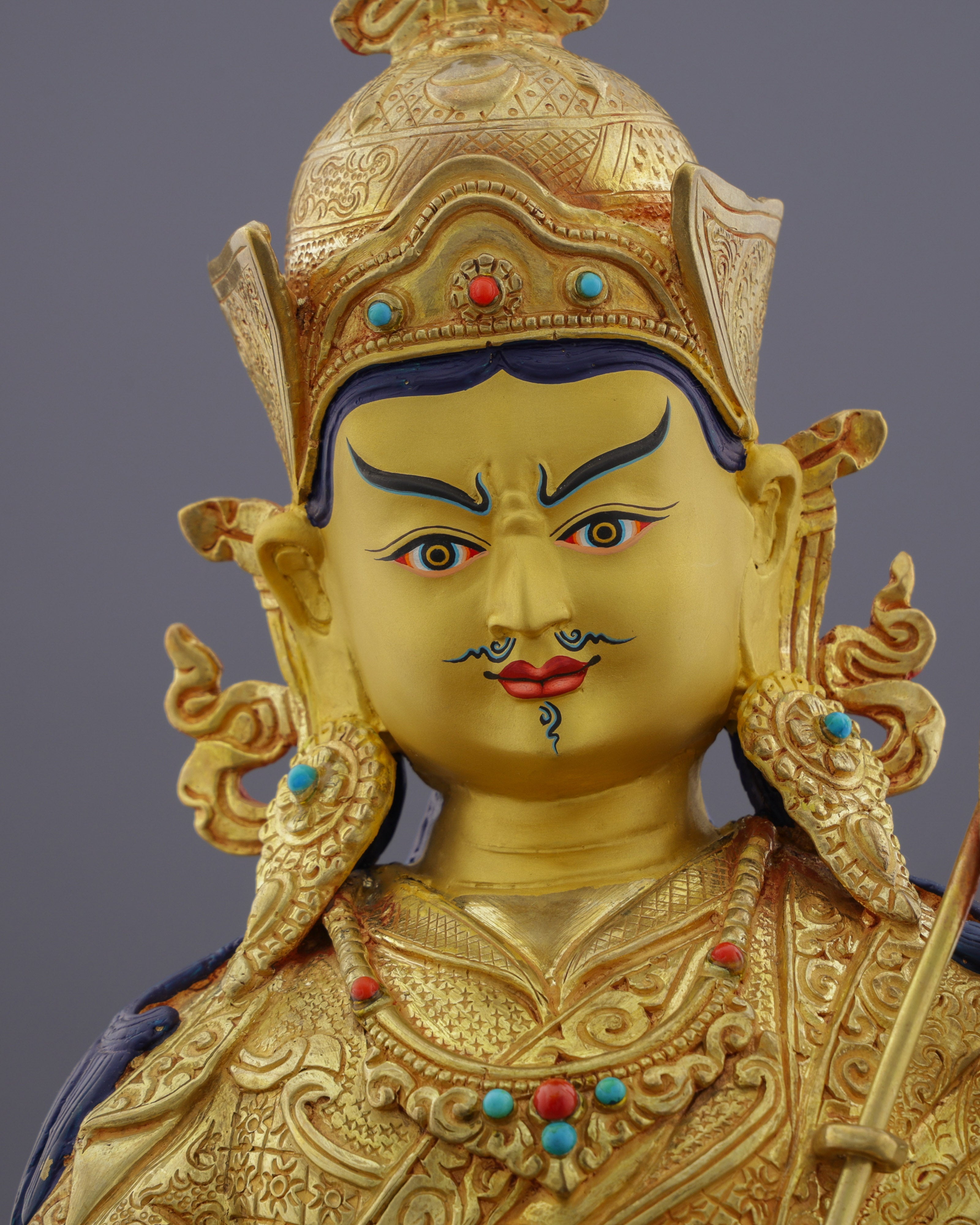 Lotus-Born Master | Breathtaking Nepalese Guru Rinpoche Statue - The Precious Teacher of Tibet