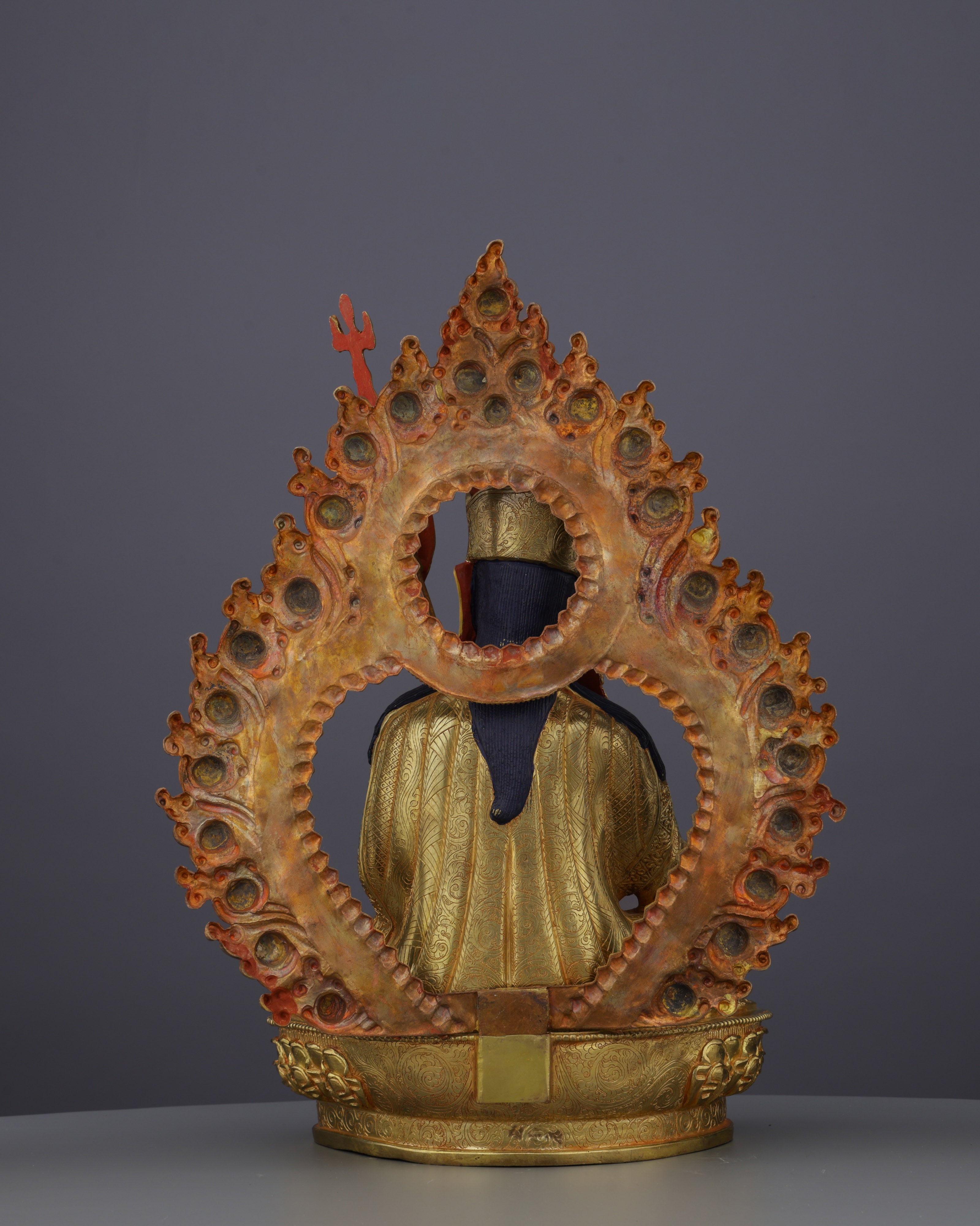 Timeless Treasure | Majestic Nepalese Guru Rinpoche Statue - The Second Buddha's Divine Presence