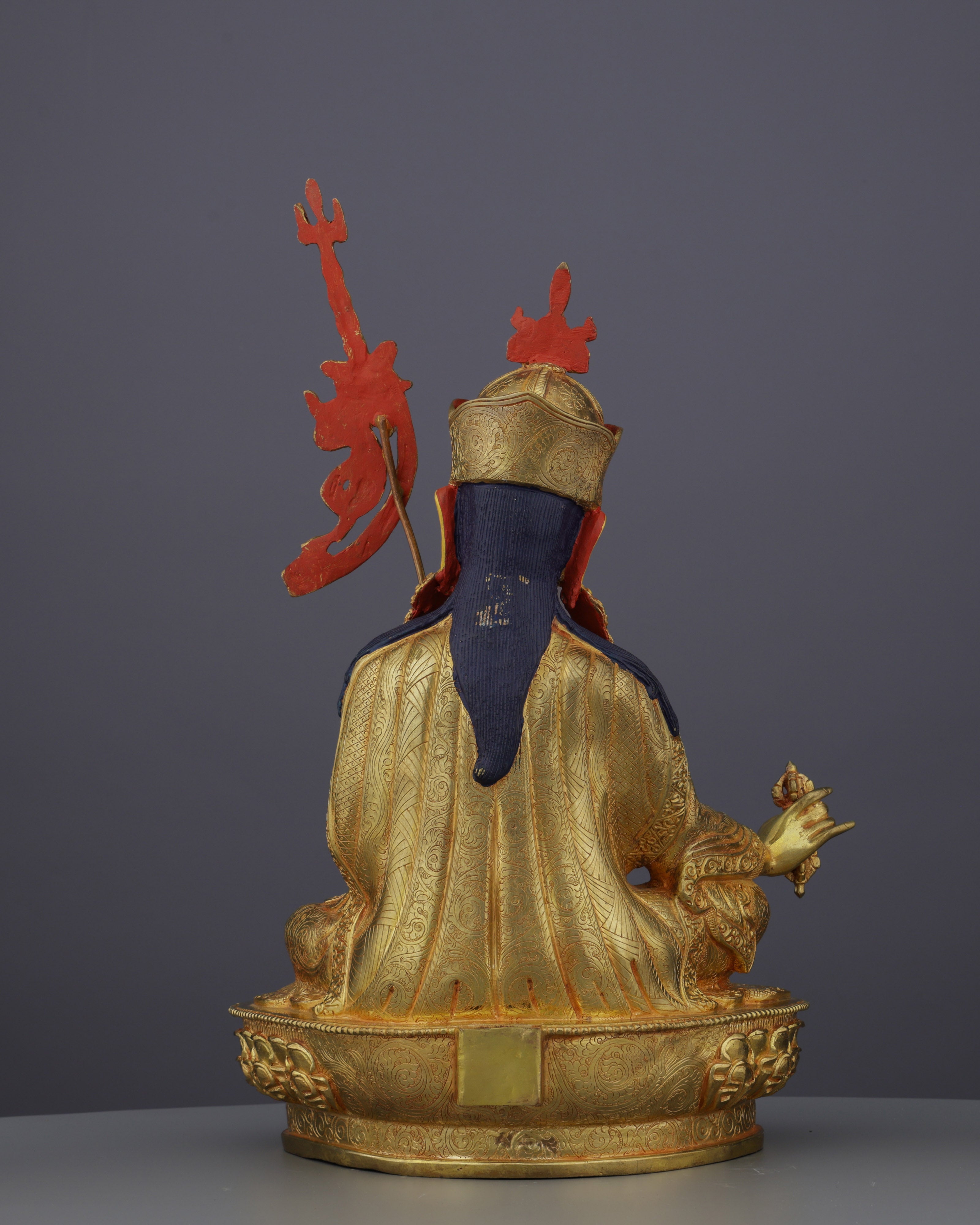 Timeless Treasure | Majestic Nepalese Guru Rinpoche Statue - The Second Buddha's Divine Presence