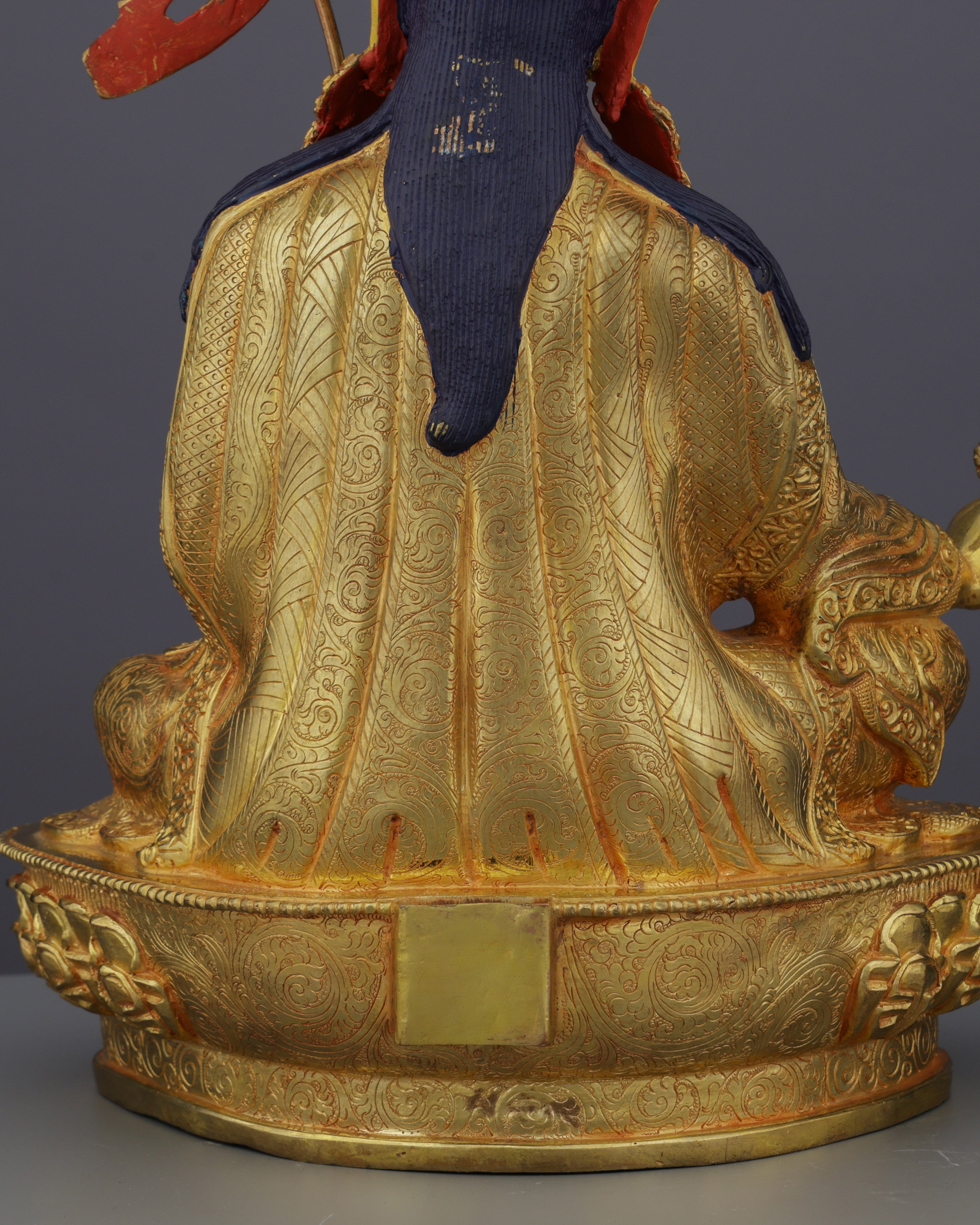 Timeless Treasure | Majestic Nepalese Guru Rinpoche Statue - The Second Buddha's Divine Presence