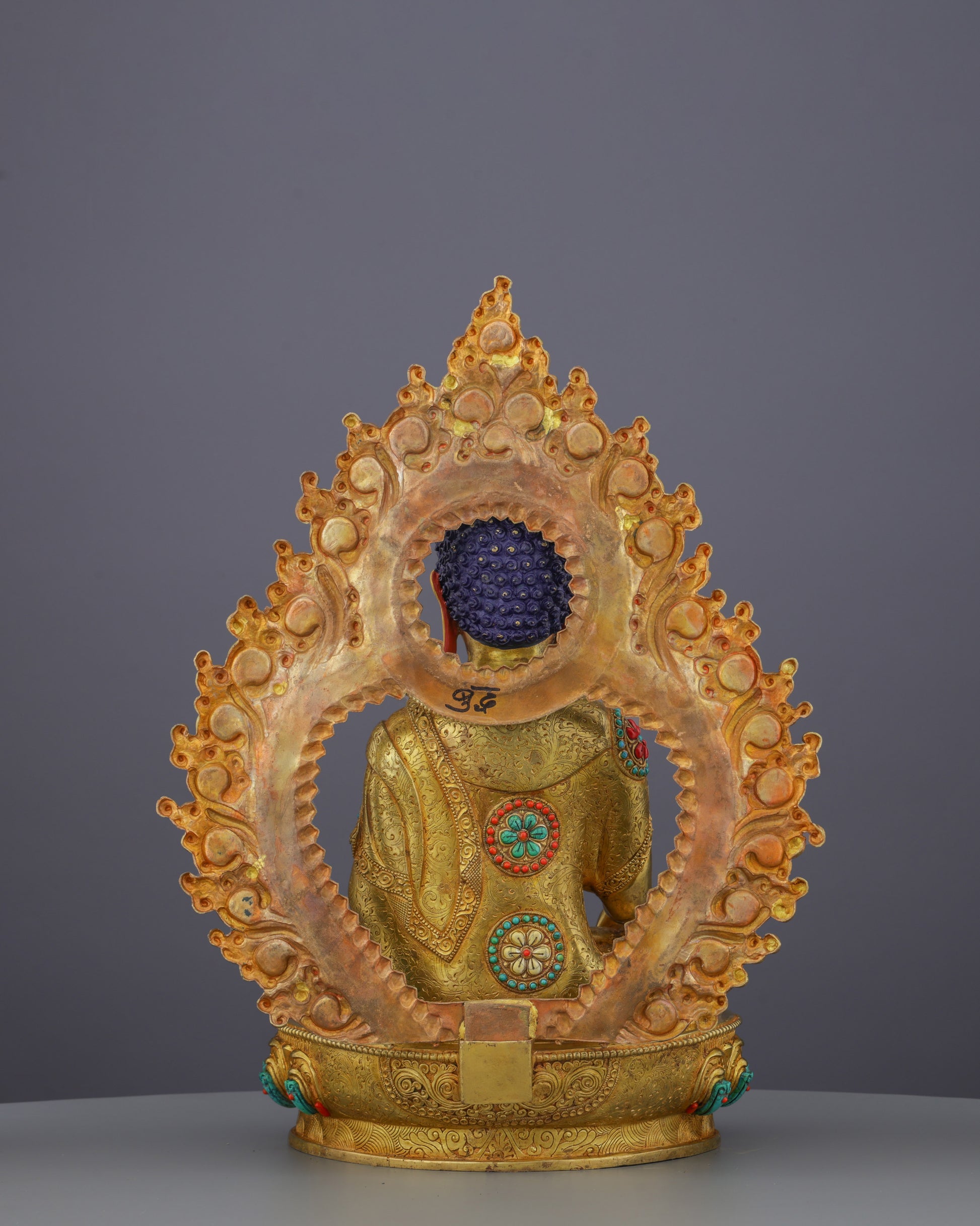 Enlightened Splendor | Exquisite Nepalese Sakyamuni Buddha Statue - The Awakened One's Timeless Grace - Authentic Handcrafted Statue