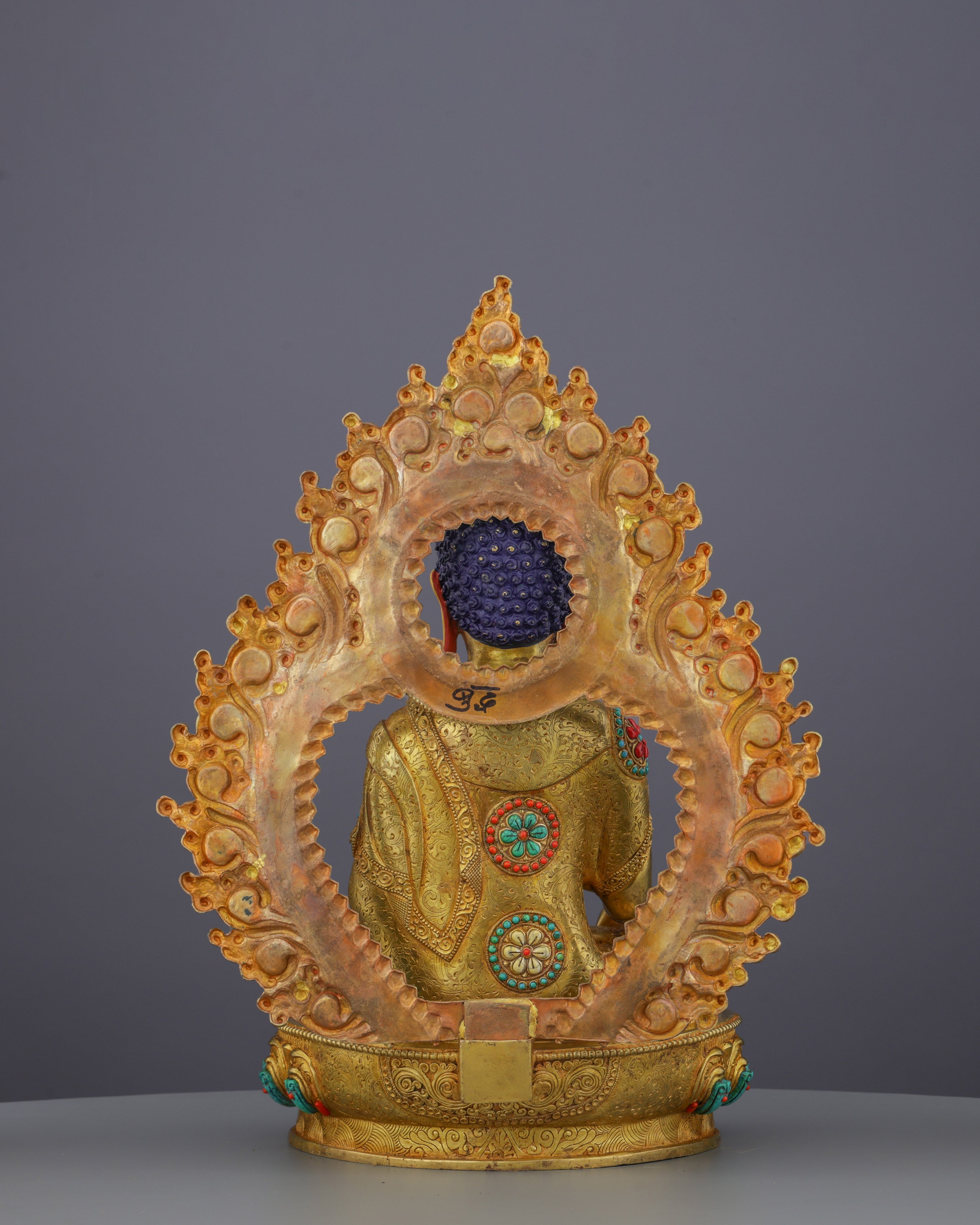 Enlightened Splendor | Exquisite Nepalese Sakyamuni Buddha Statue - The Awakened One's Timeless Grace