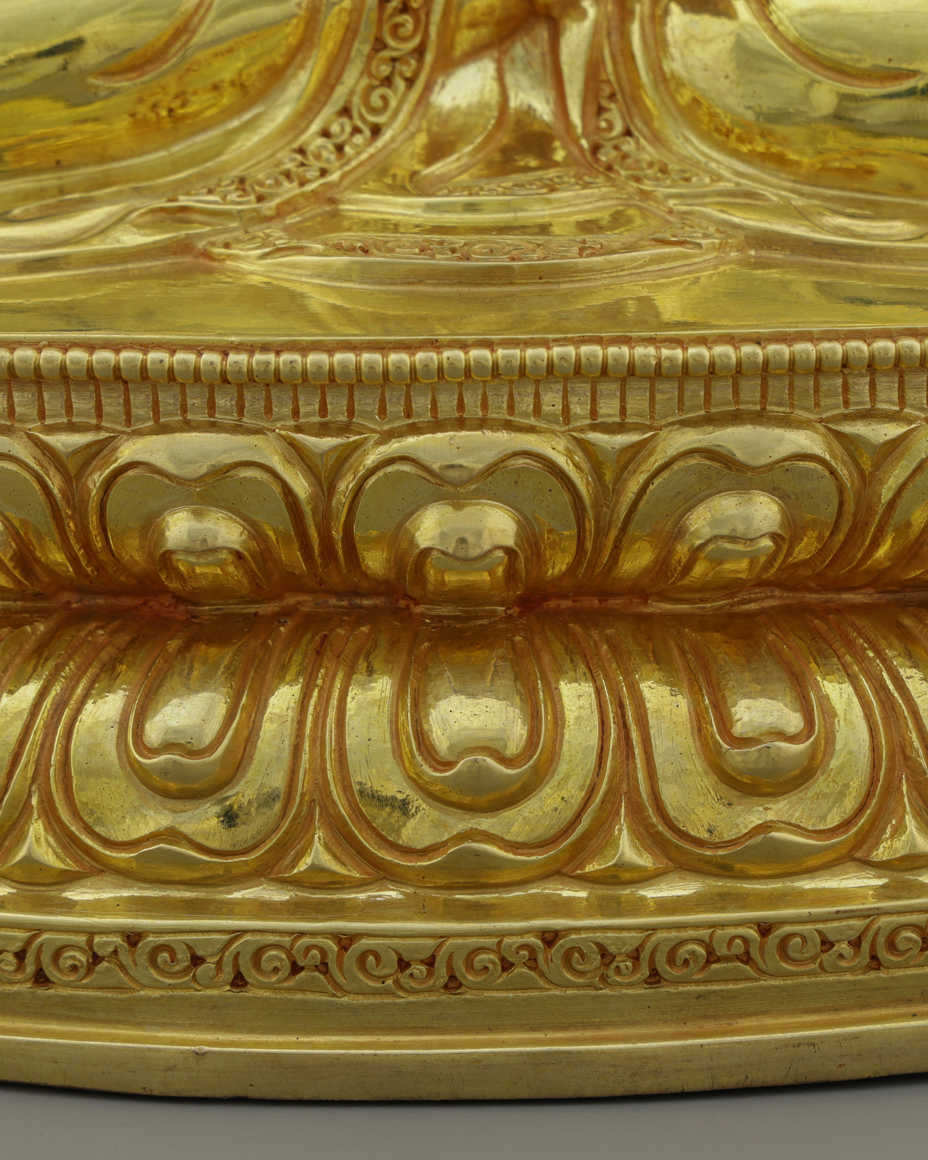 Divine Compassion in Gold | Nepalese Handcrafted 24K Gilded Cundi Bodhisattva – Guardian of Protection and Wisdom