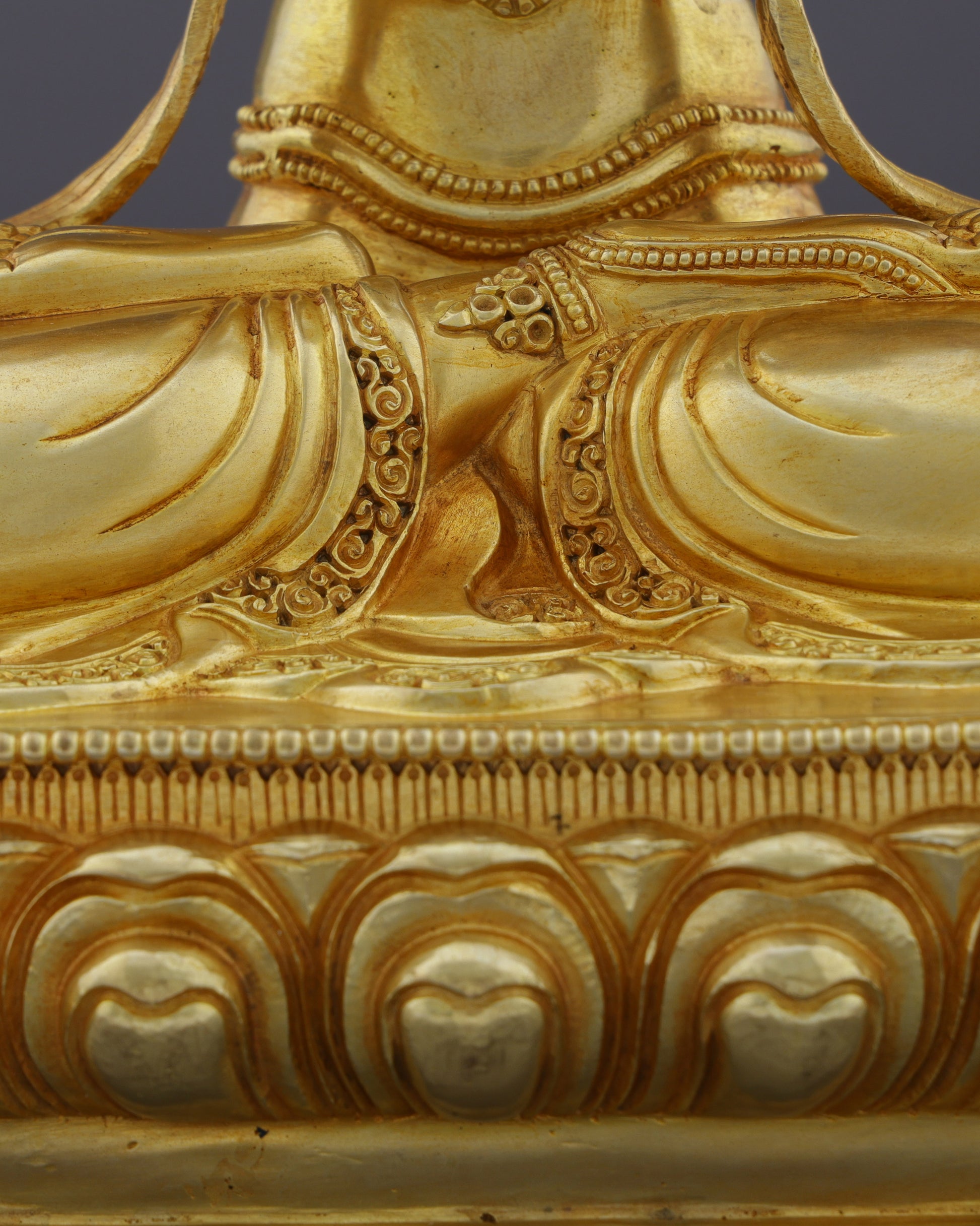 Primordial Wisdom Embodied | Nepalese Handcrafted 24K Gold Gilded Vajradhara – Supreme Buddha of Tantric Enlightenment - Authentic Handcrafted Statue