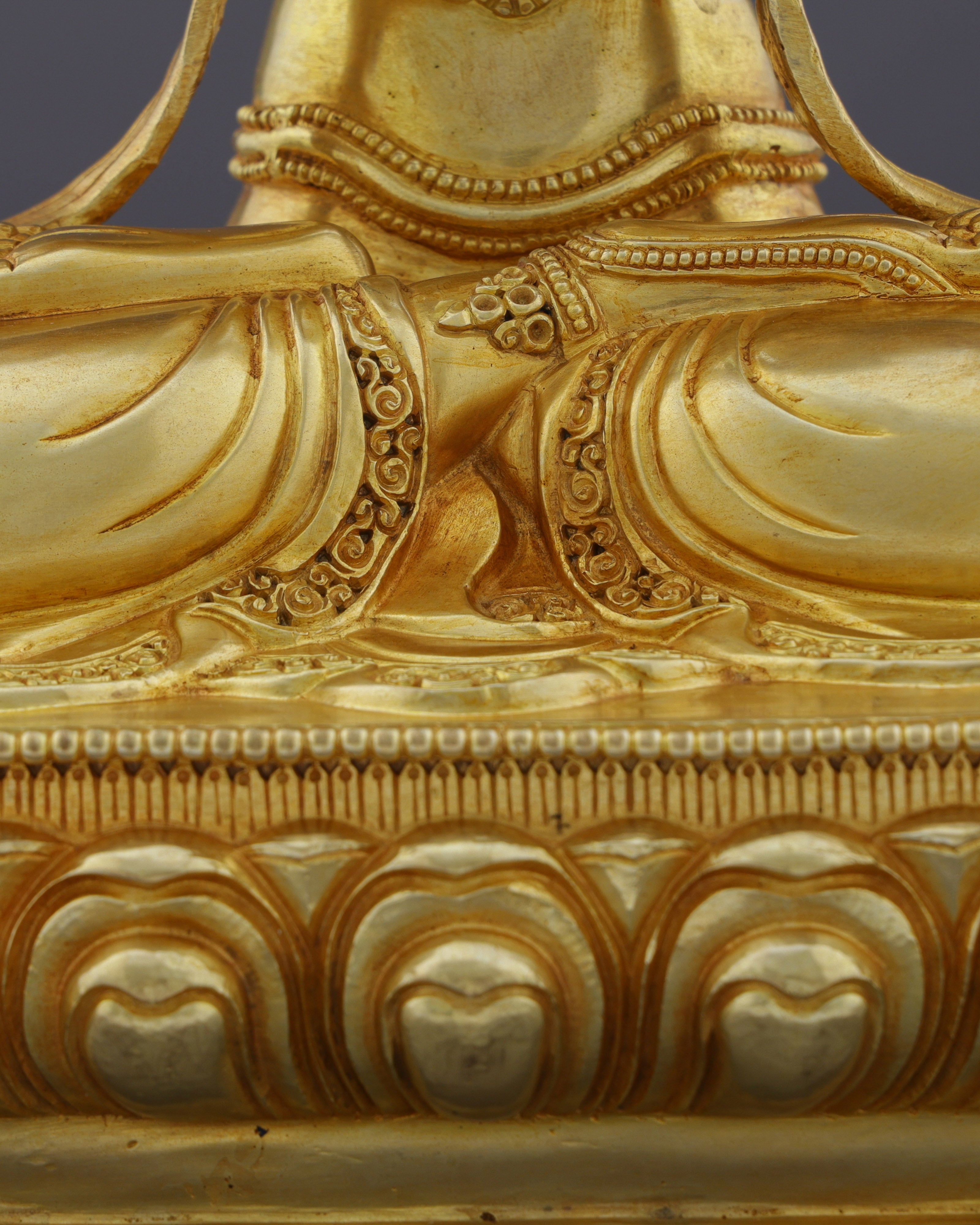 Primordial Wisdom Embodied | Nepalese Handcrafted 24K Gold Gilded Vajradhara – Supreme Buddha of Tantric Enlightenment