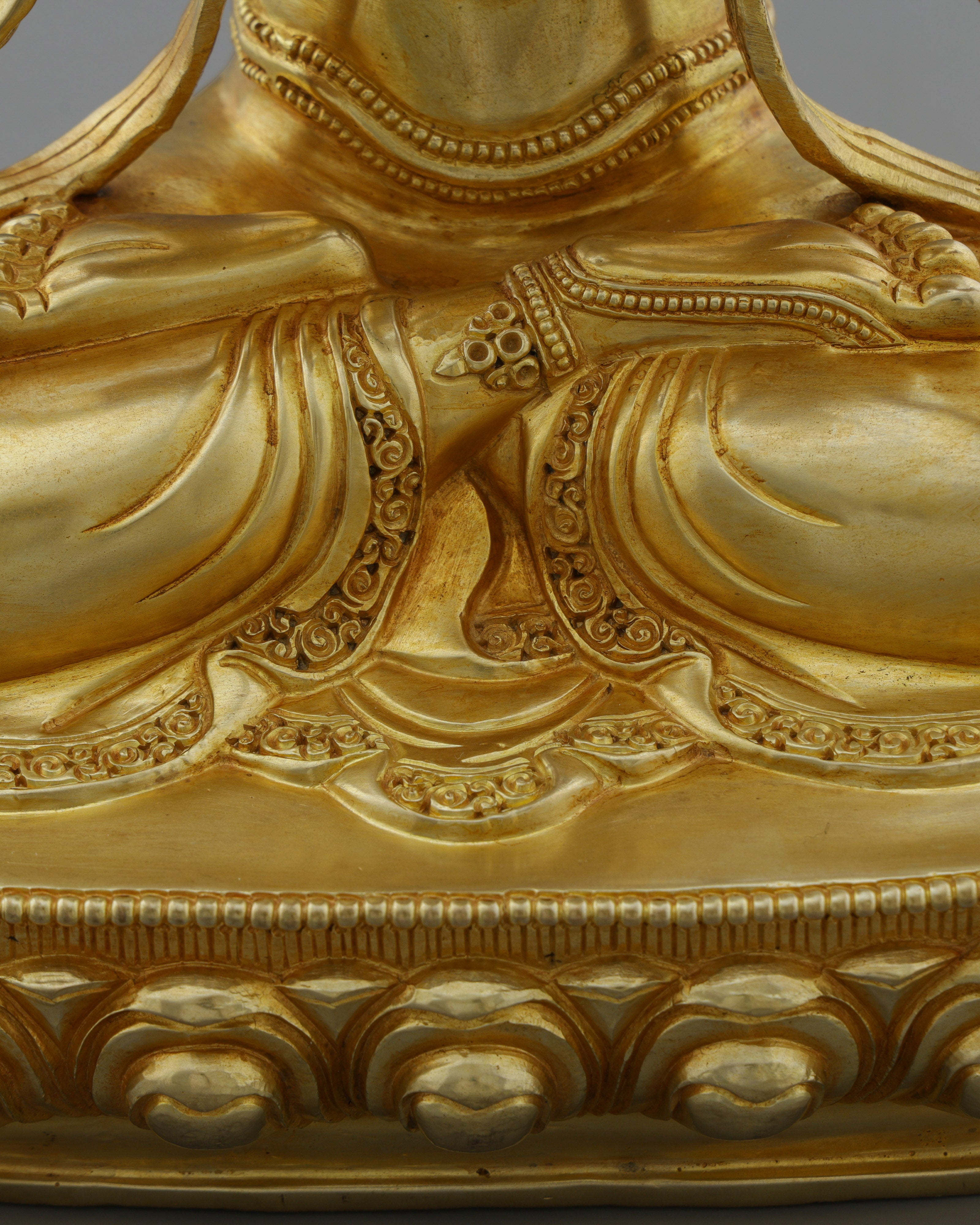 Primordial Wisdom Embodied | Nepalese Handcrafted 24K Gold Gilded Vajradhara – Supreme Buddha of Tantric Enlightenment