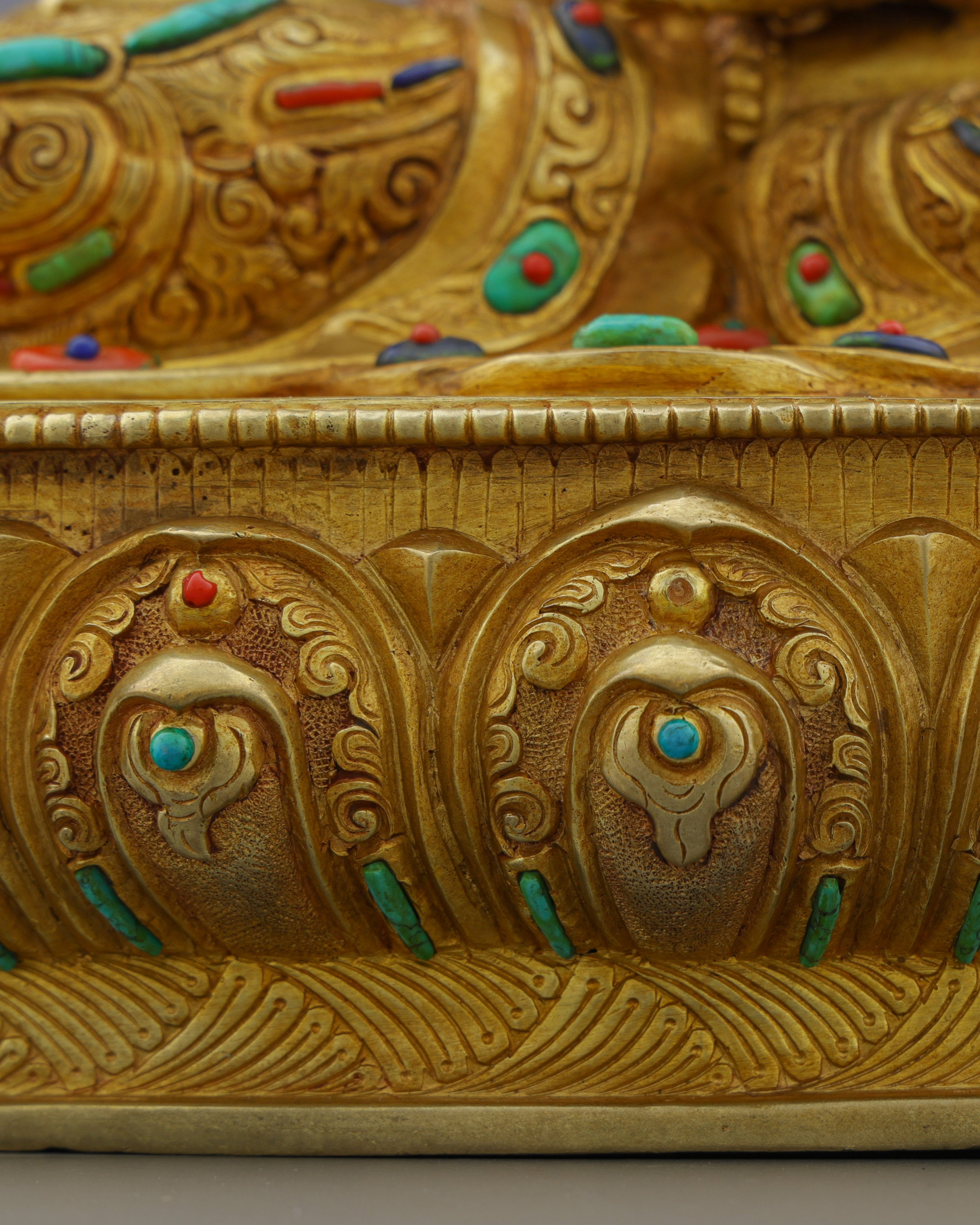 Pure Diamond Being | Nepalese Handcrafted 24K Gold Gilded Vajrasattva – Buddha of Purification and Spiritual Renewal