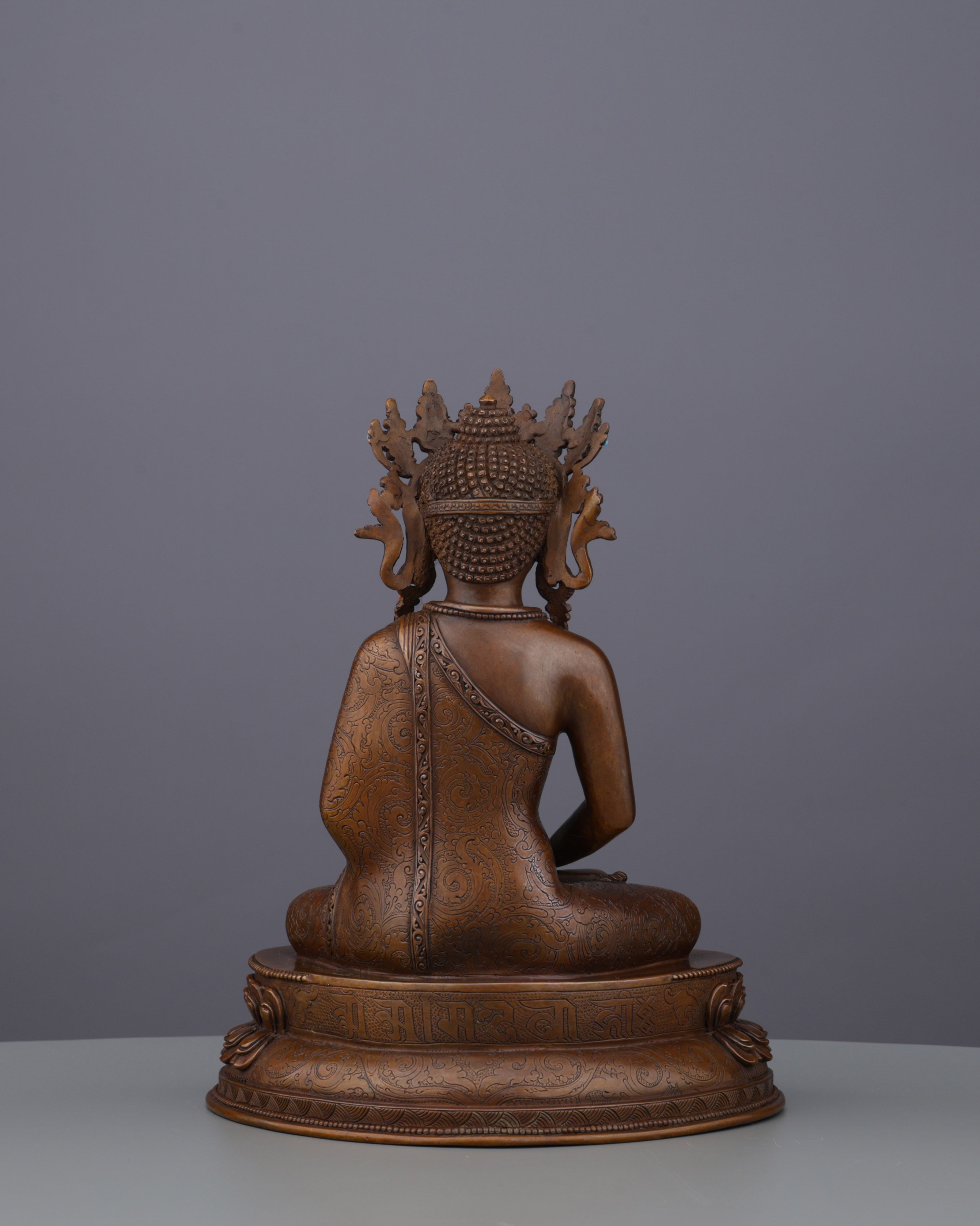 The Buddha of Infinite Light | Handcrafted Oxidized Amitabha from Nepal's Sacred Valleys