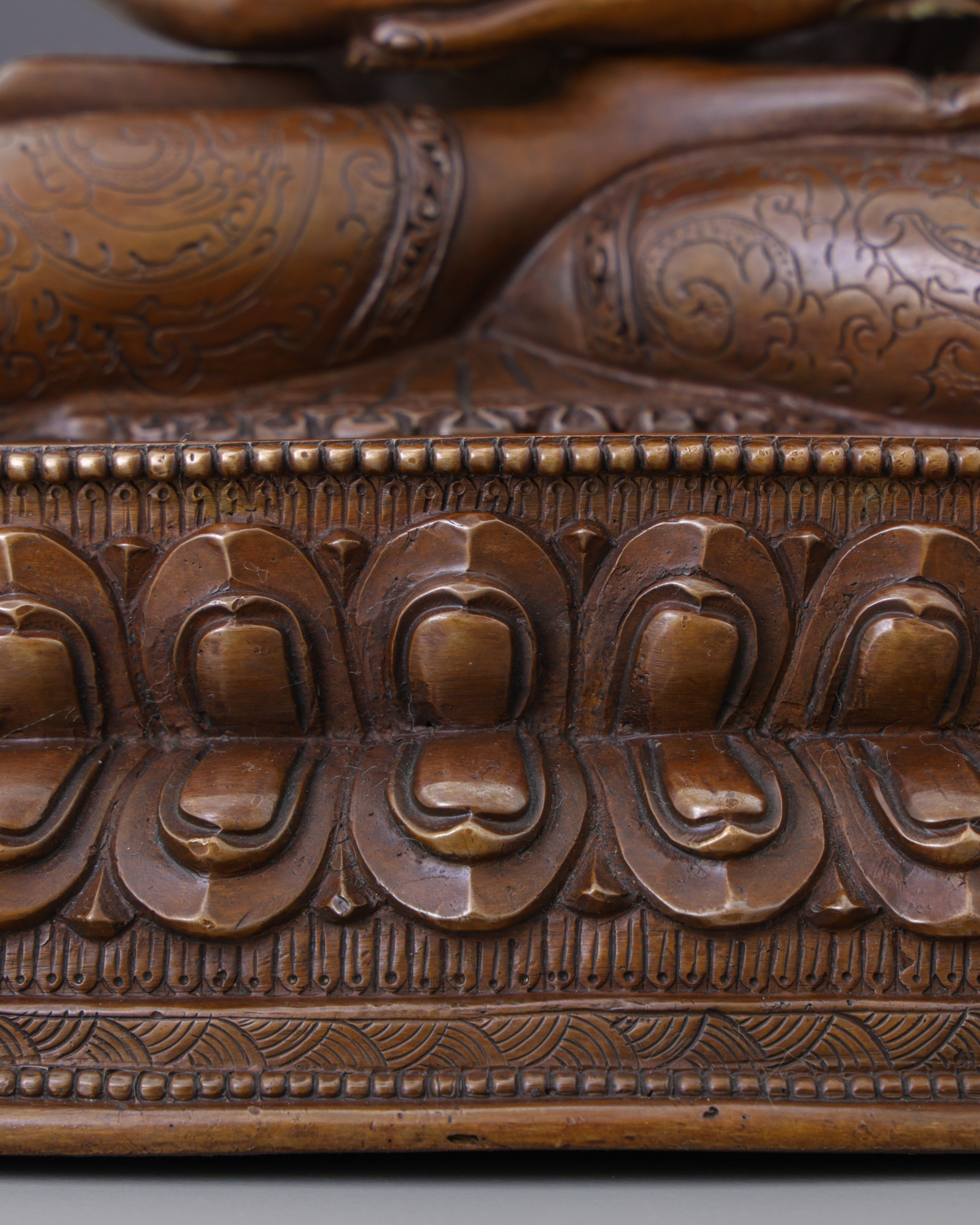 The Buddha of Infinite Light | Handcrafted Oxidized Amitabha from Nepal's Sacred Valleys