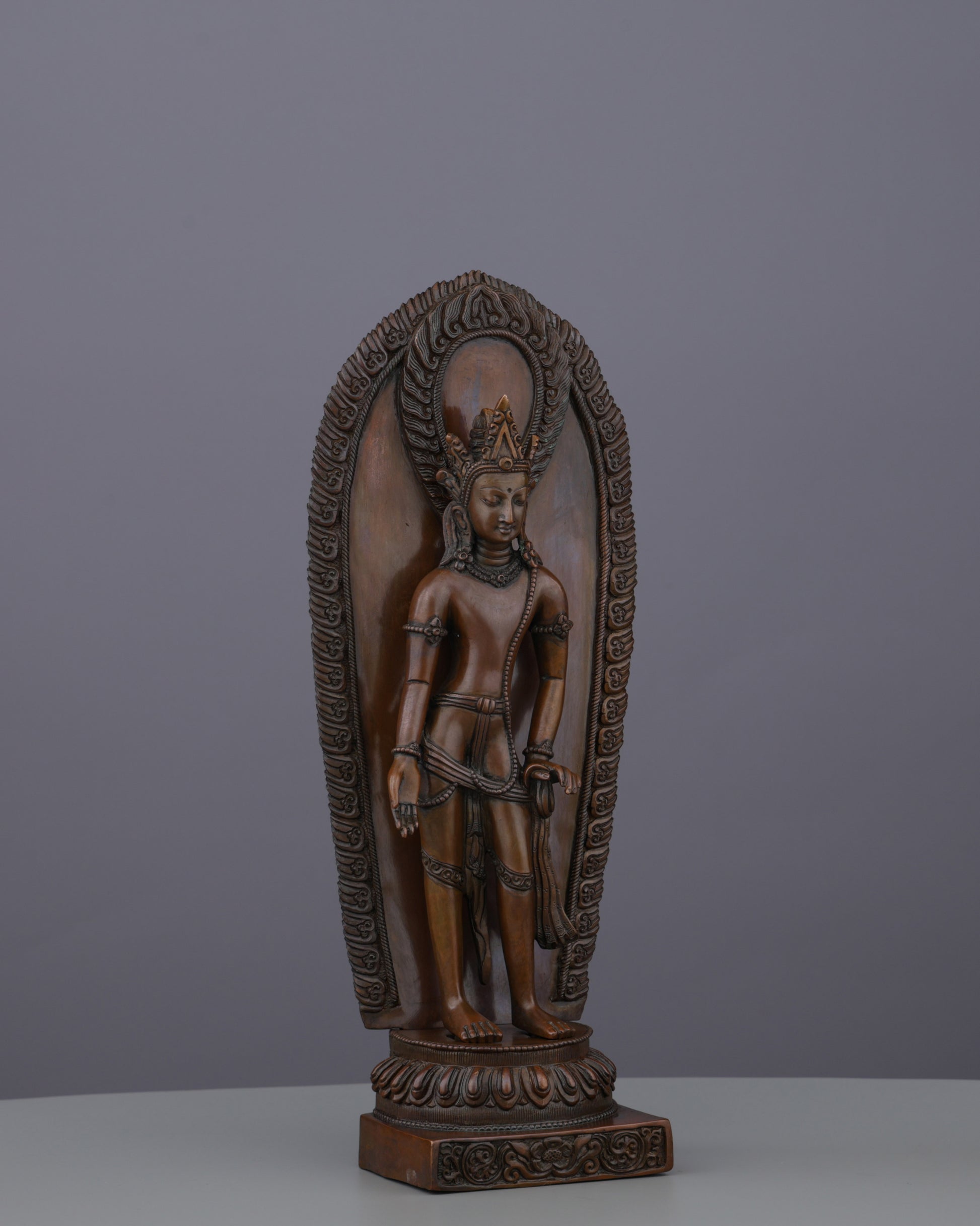 Dipankara Buddha Statue | Ancient Prophecy Cast in Sacred Bronze - Authentic Handcrafted Statue