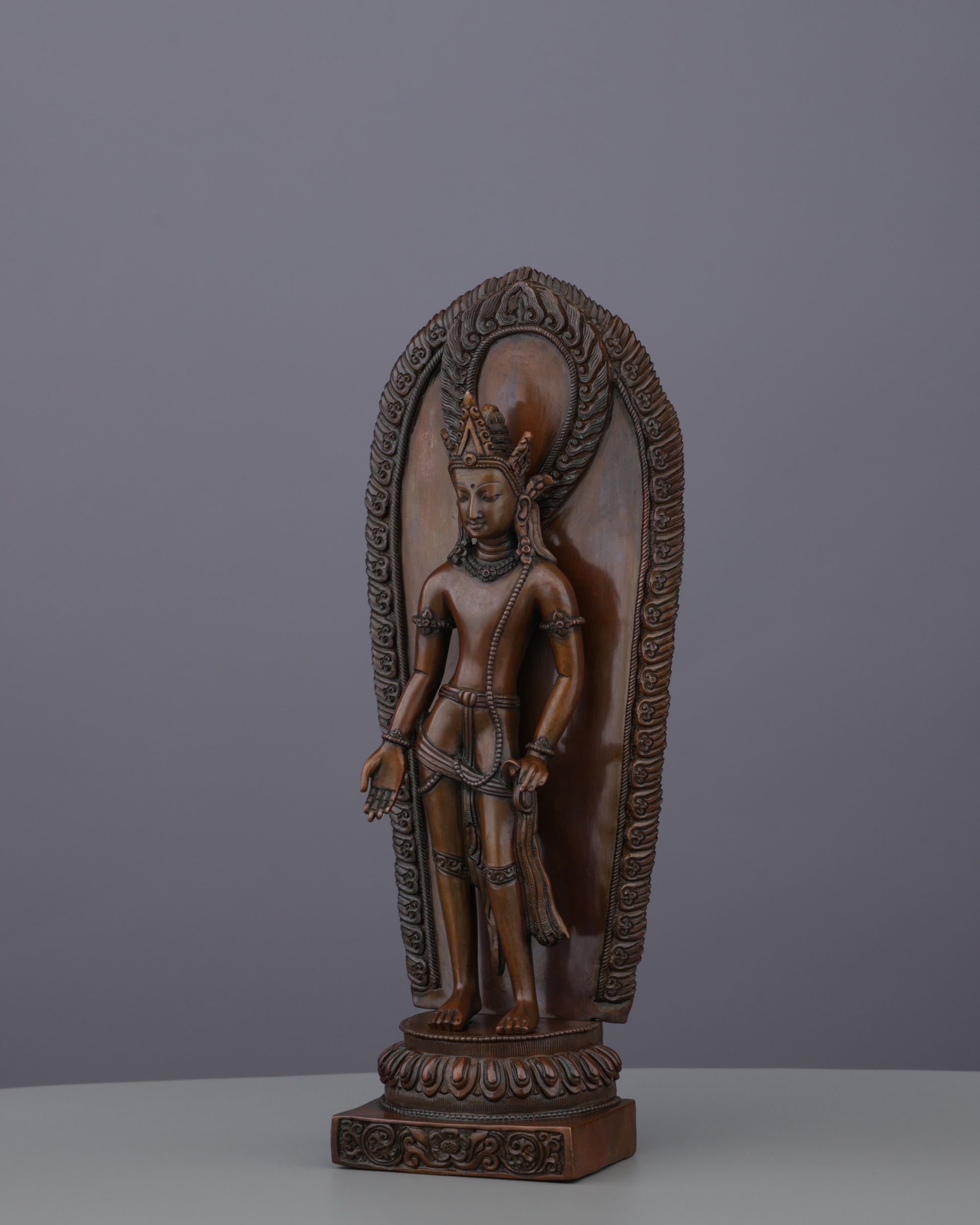 Dipankara Buddha Statue | Ancient Prophecy Cast in Sacred Bronze - Authentic Handcrafted Statue