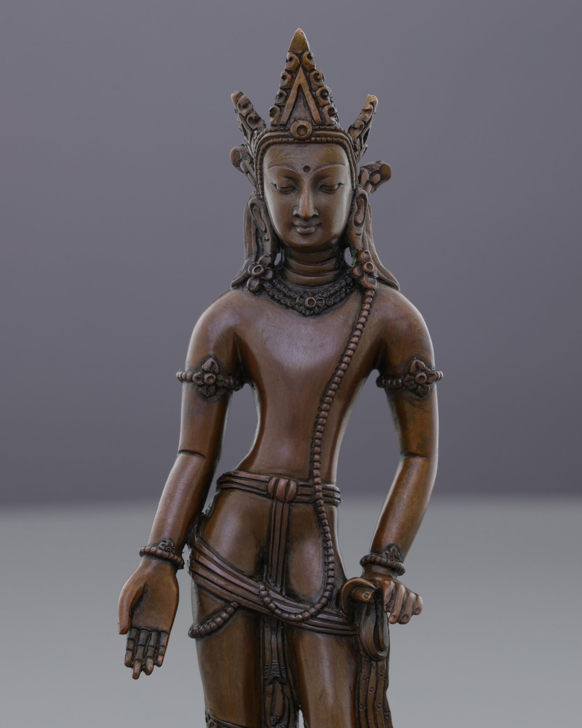 Dipankara Buddha Statue | Ancient Prophecy Cast in Sacred Bronze - Authentic Handcrafted Statue