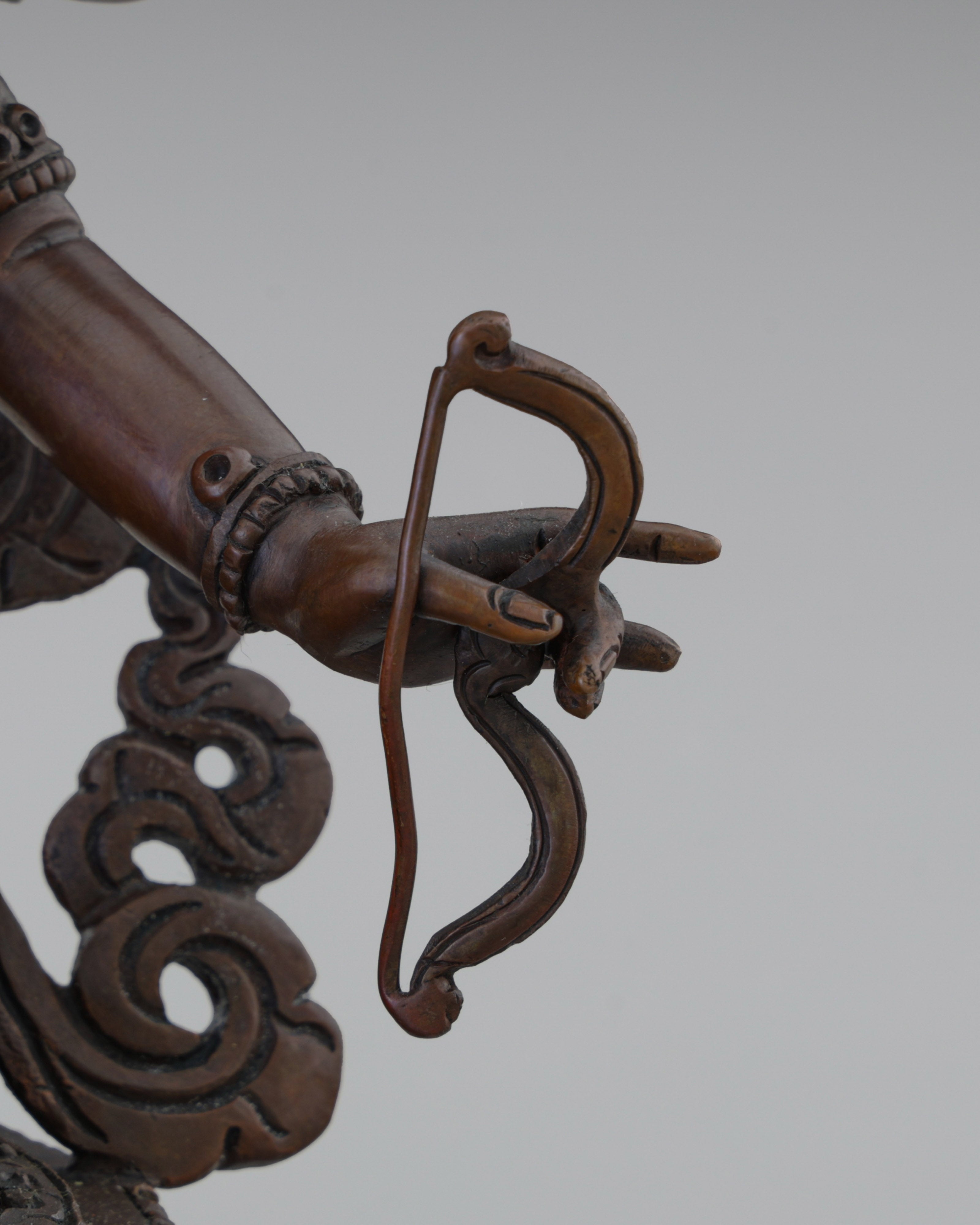 Powerful Oxidized Namgyal Statue | Victorious Deity of Ultimate Triumph