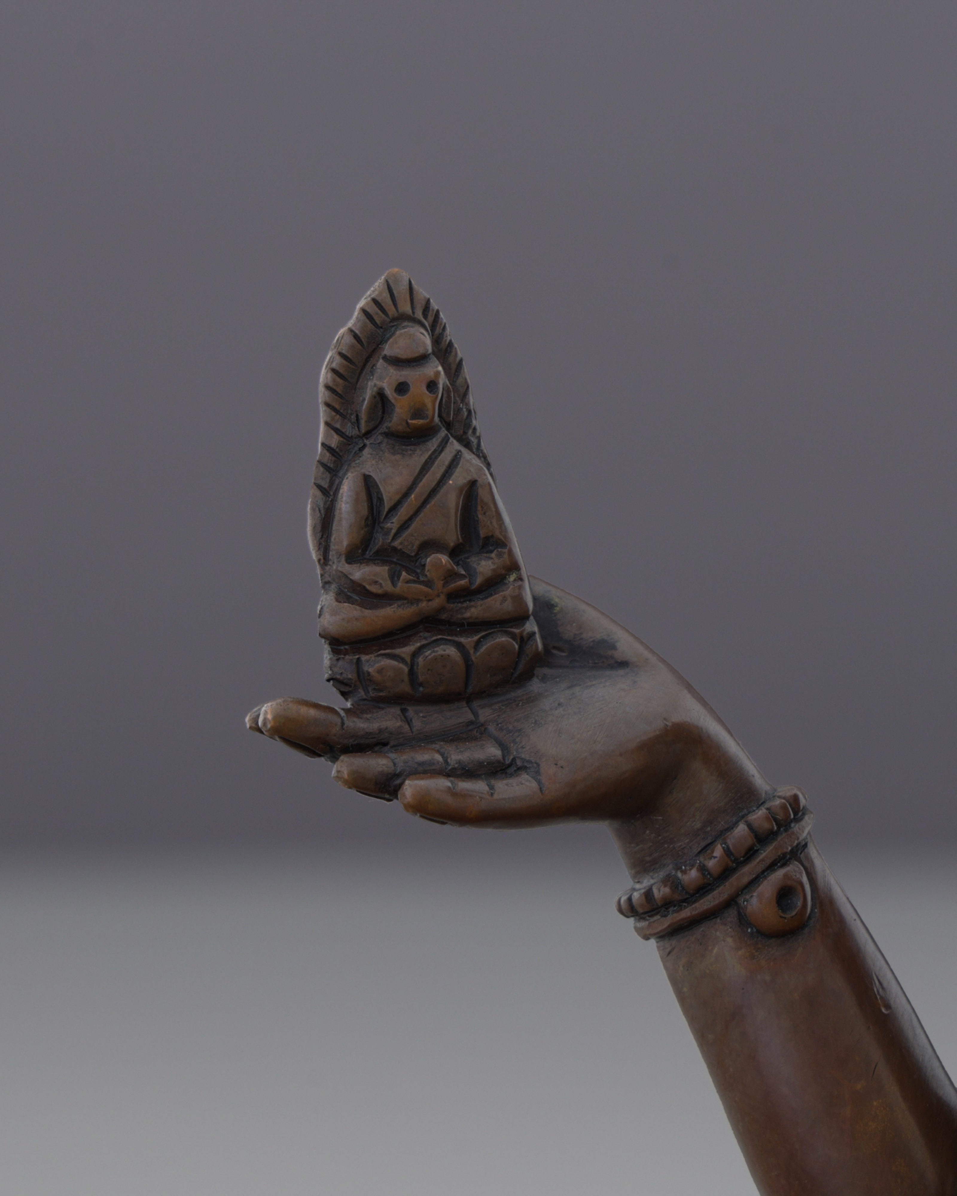 Powerful Oxidized Namgyal Statue | Victorious Deity of Ultimate Triumph