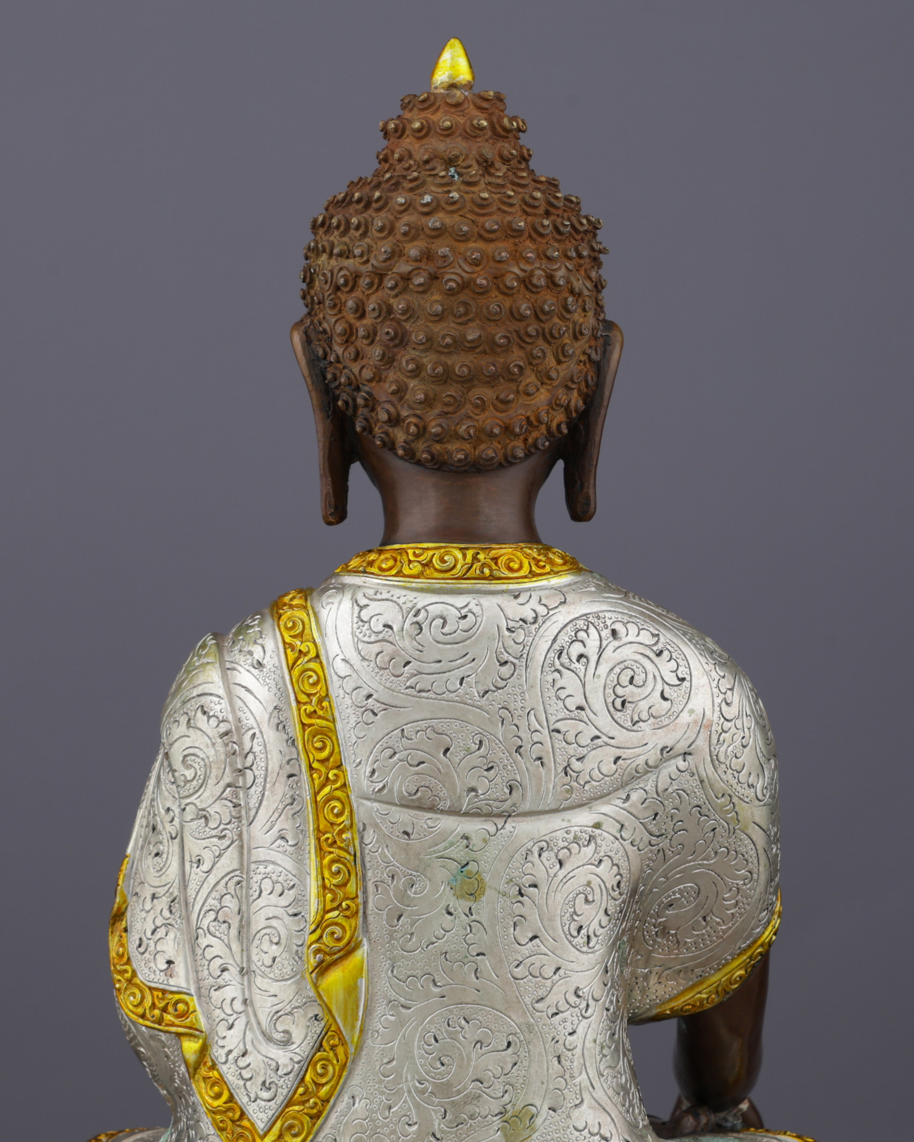 Magnificent Oxidized Sakyamuni Buddha | Nepal's Timeless Tribute to Enlightenment