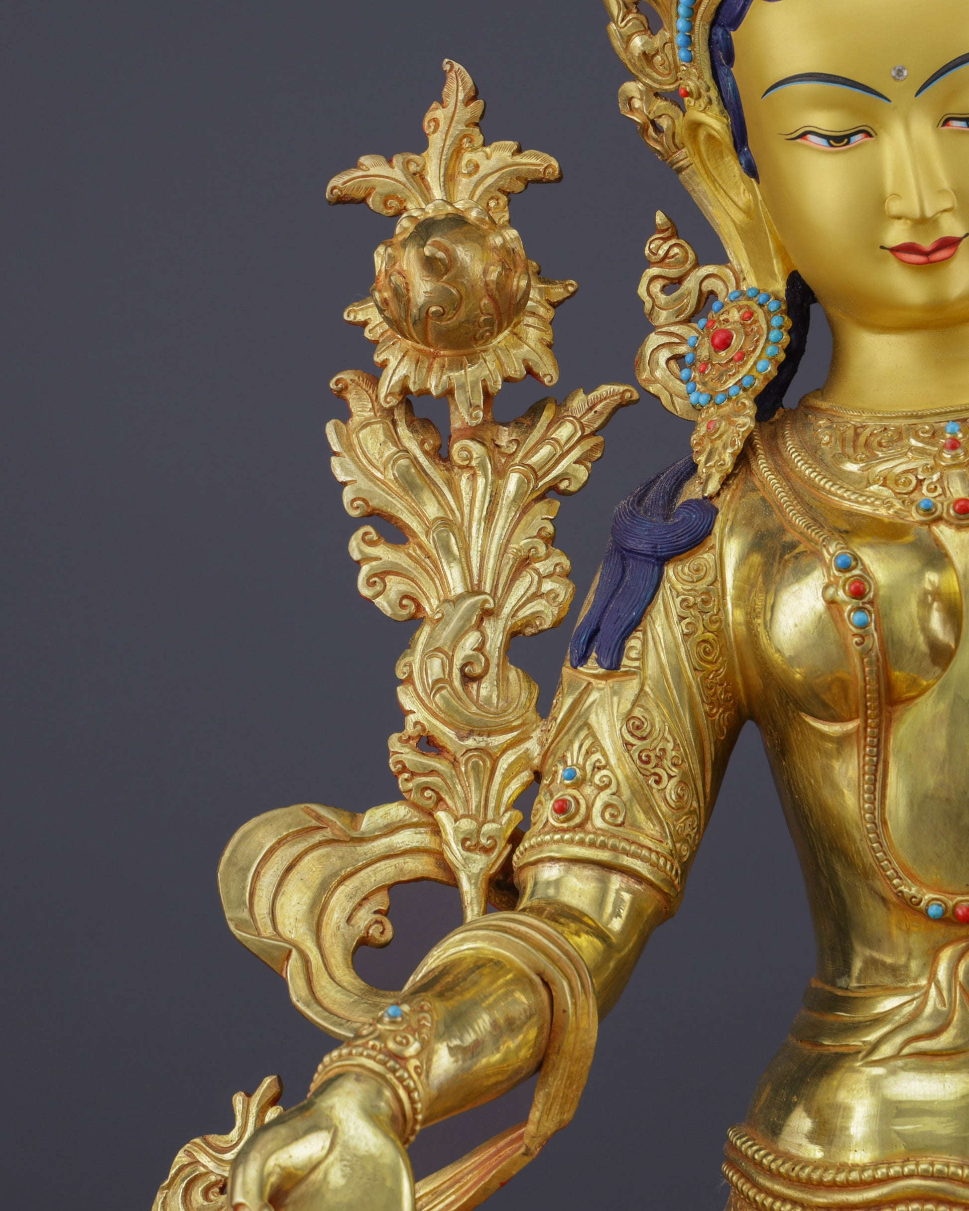 Green Tara Statue | The Swift Protector Who Answers Every Prayer - Authentic Handcrafted Statue