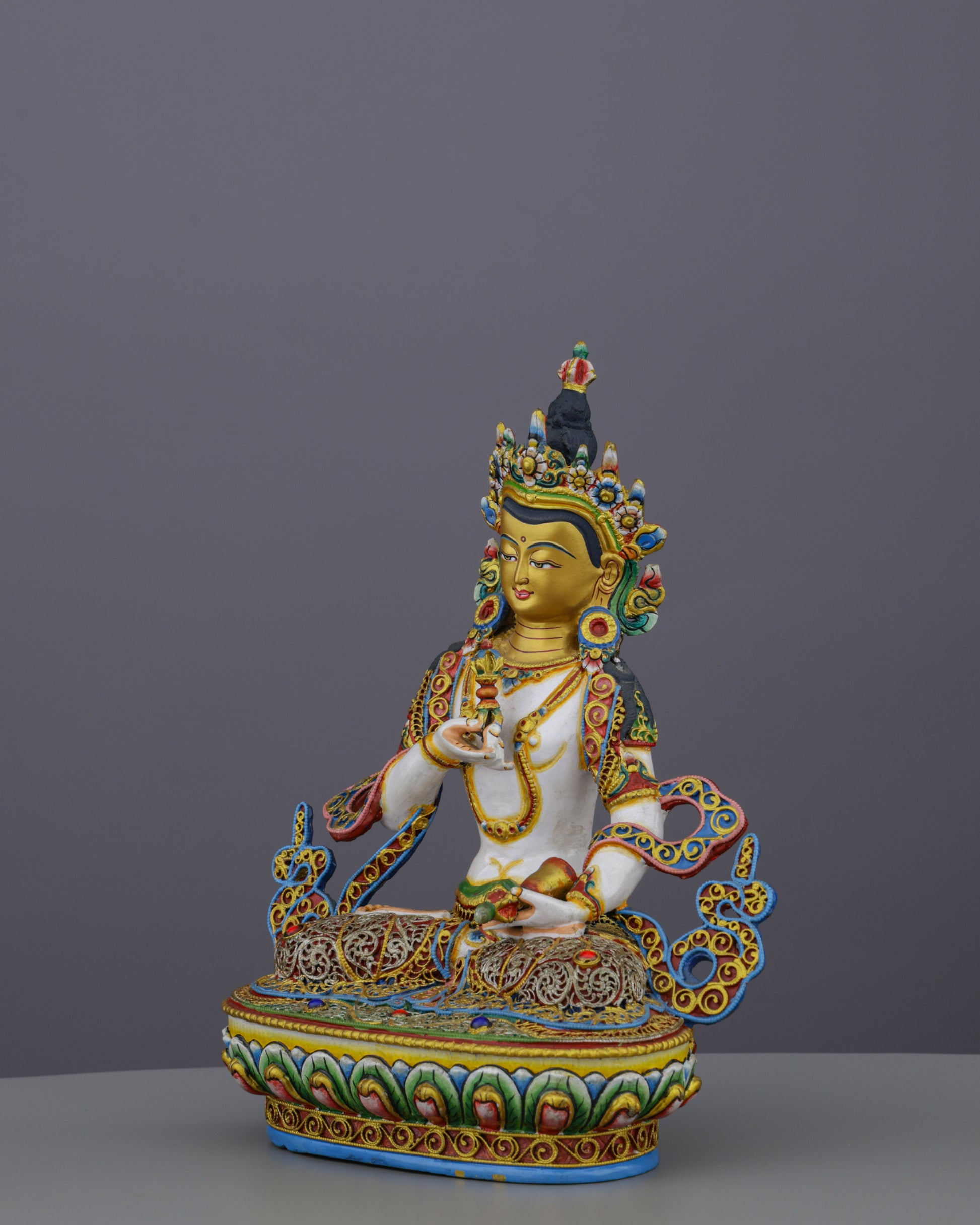 Vajrasattva Statue | The Diamond Being Who Purifies All Karma - Authentic Handcrafted Statue