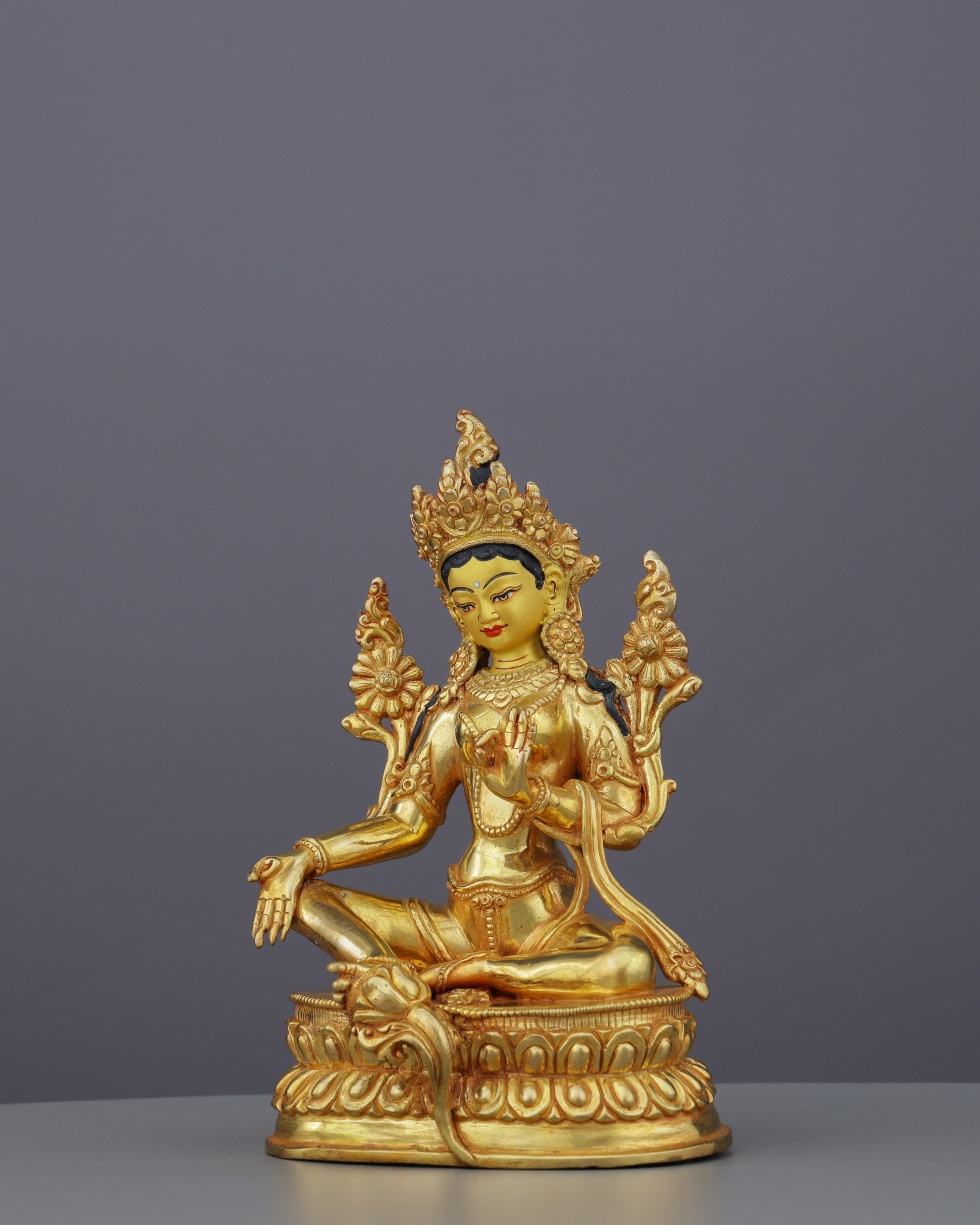 Radiant Green Tara Statue | Gateway to Swift Compassion and Divine Protection