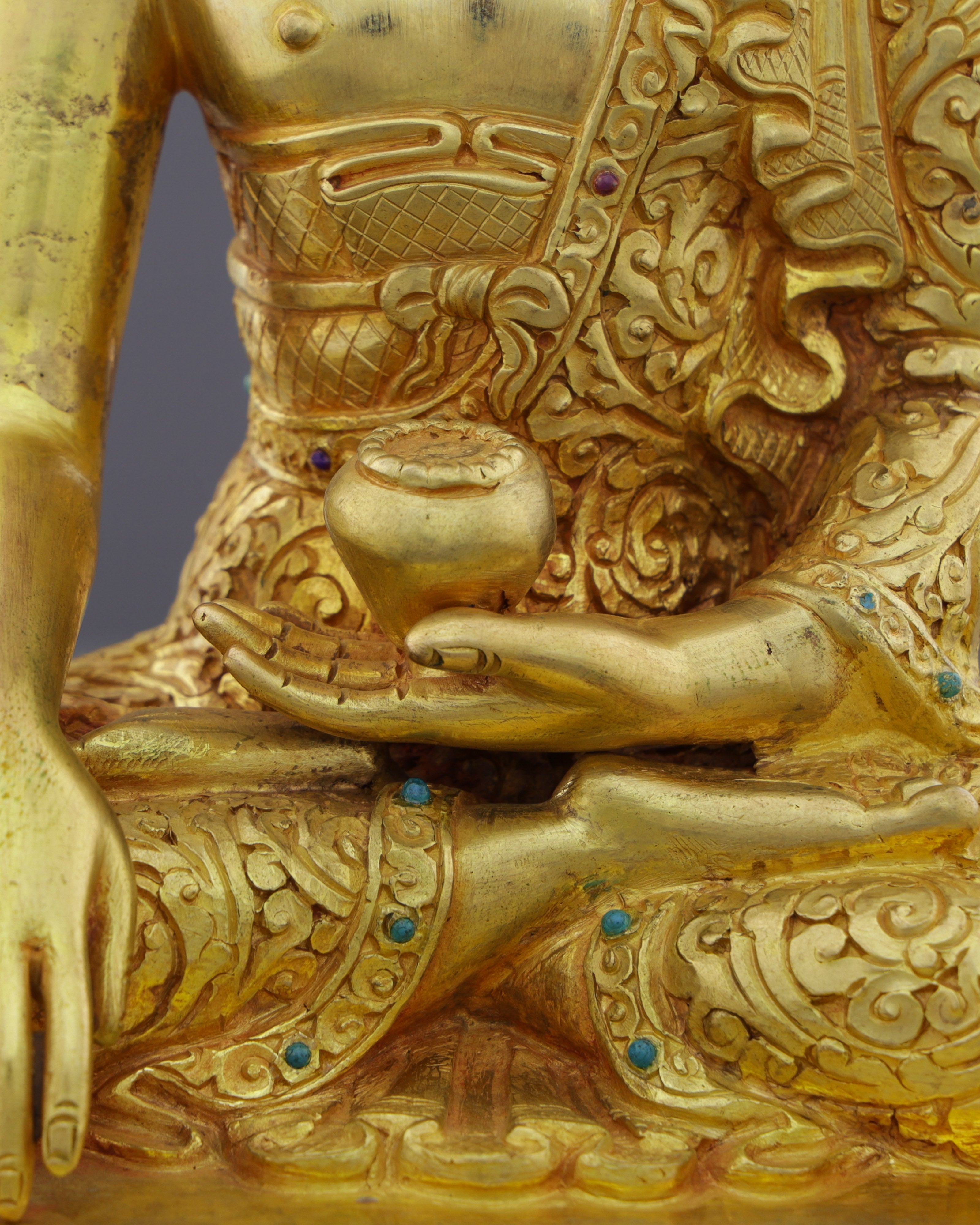 Majestic Sakyamuni Buddha on Royal Throne | Enlightened Master in Supreme Splendor